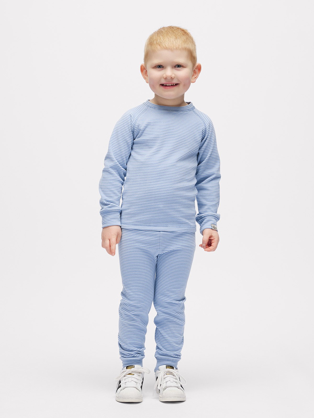 Gullkorn Cactus Fleece-sett Lys Blå (S)