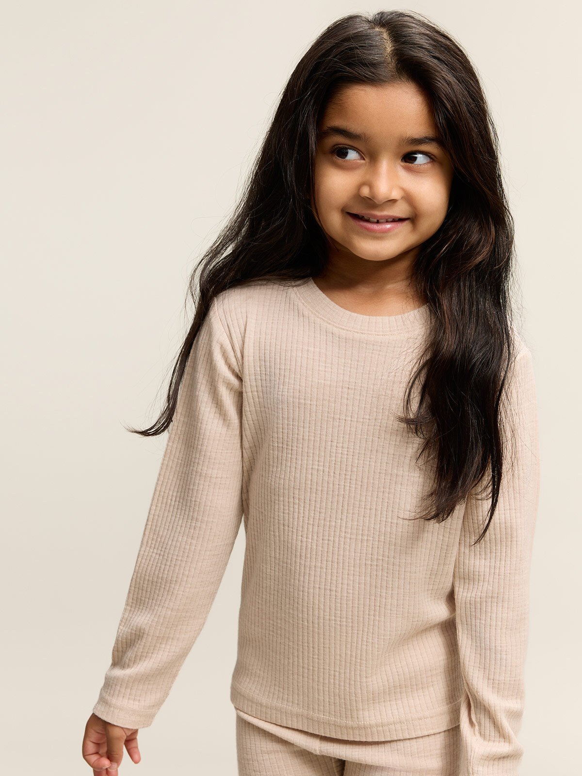 Gullkorn Chalk Ulltrøye Beige