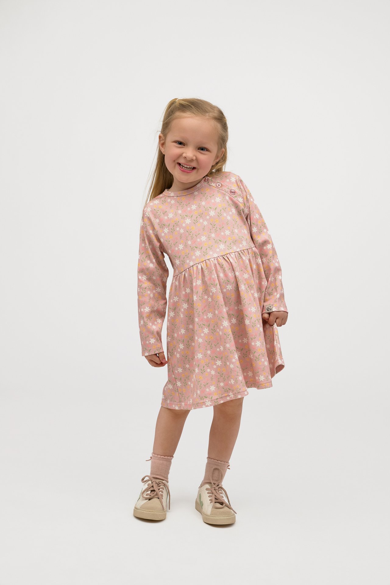 Gullkorn Villvette Kjole Grårosa (P)