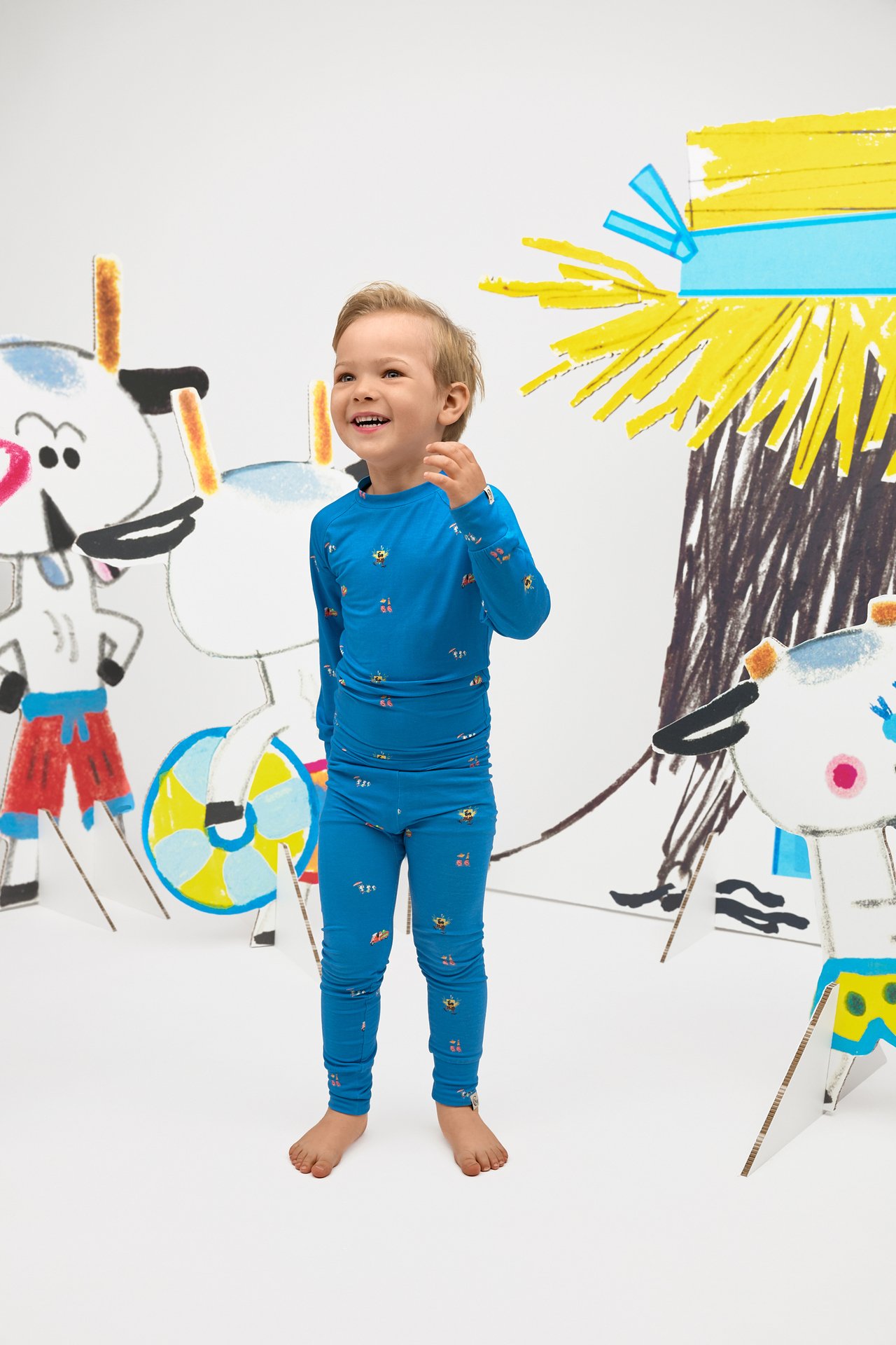 Gullkorn Bukkene Undertøy Blå (P)