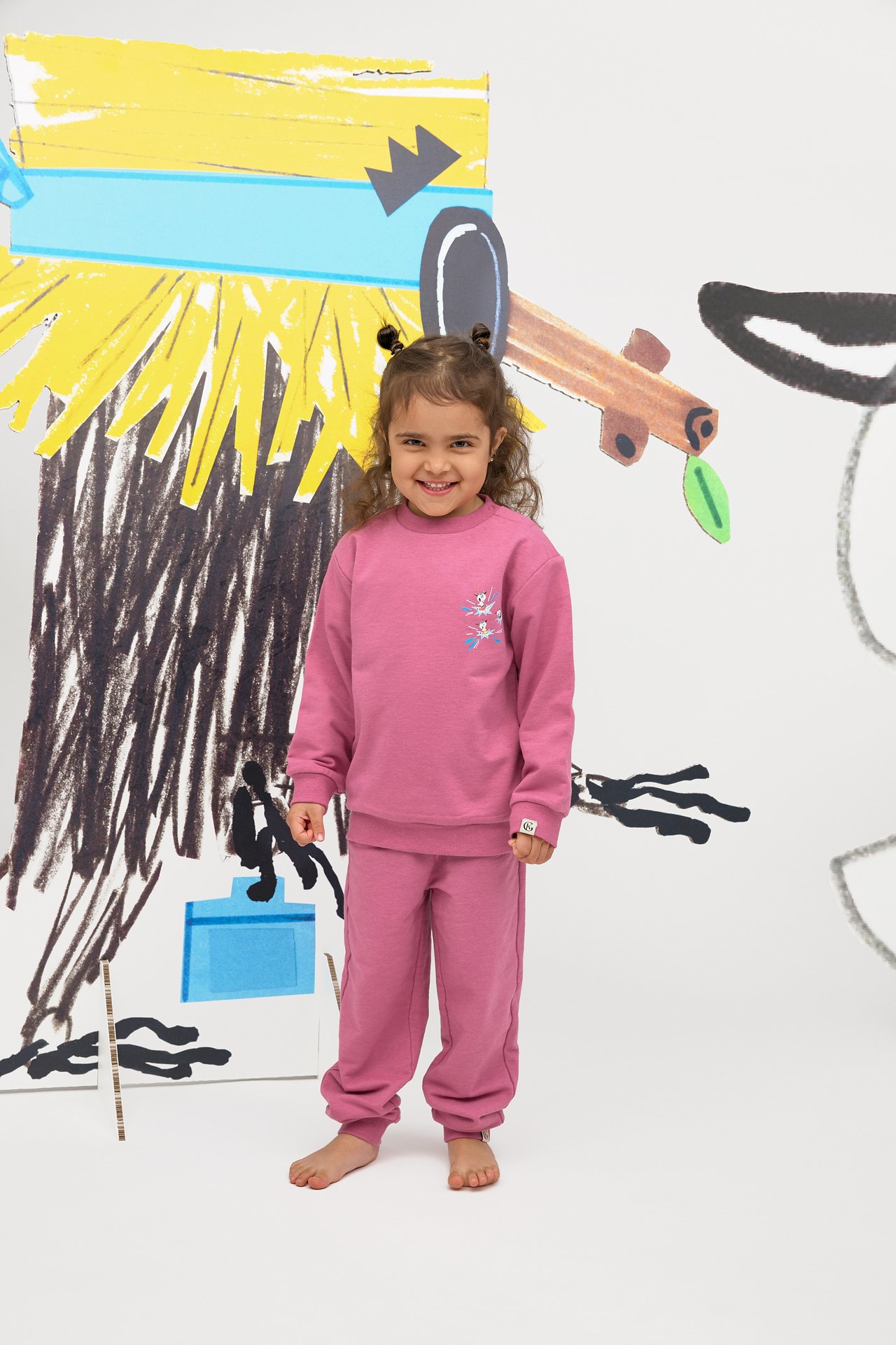 Gullkorn Bukkene Joggedress Rosa (P)