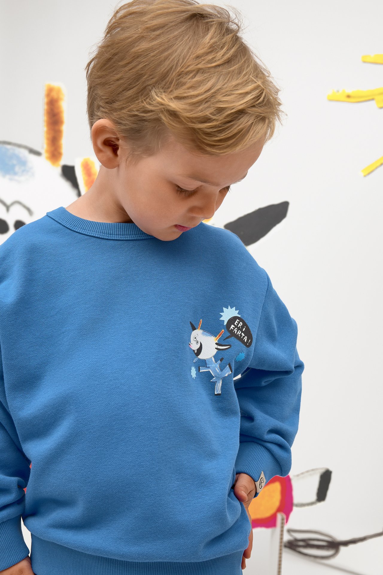 Gullkorn Bukkene College Genser Blå