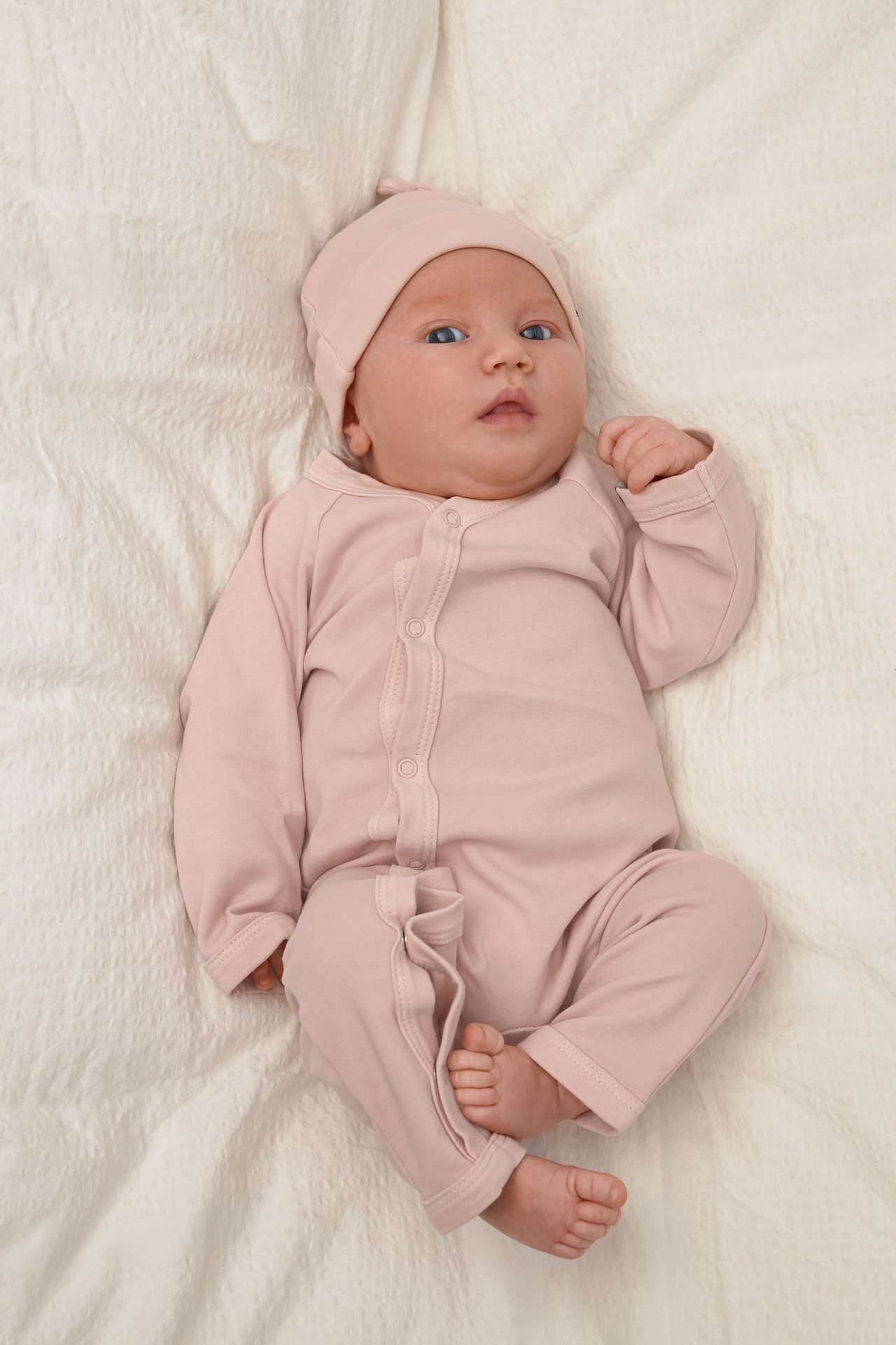 Gullkorn Vakke Babydress Støvrosa