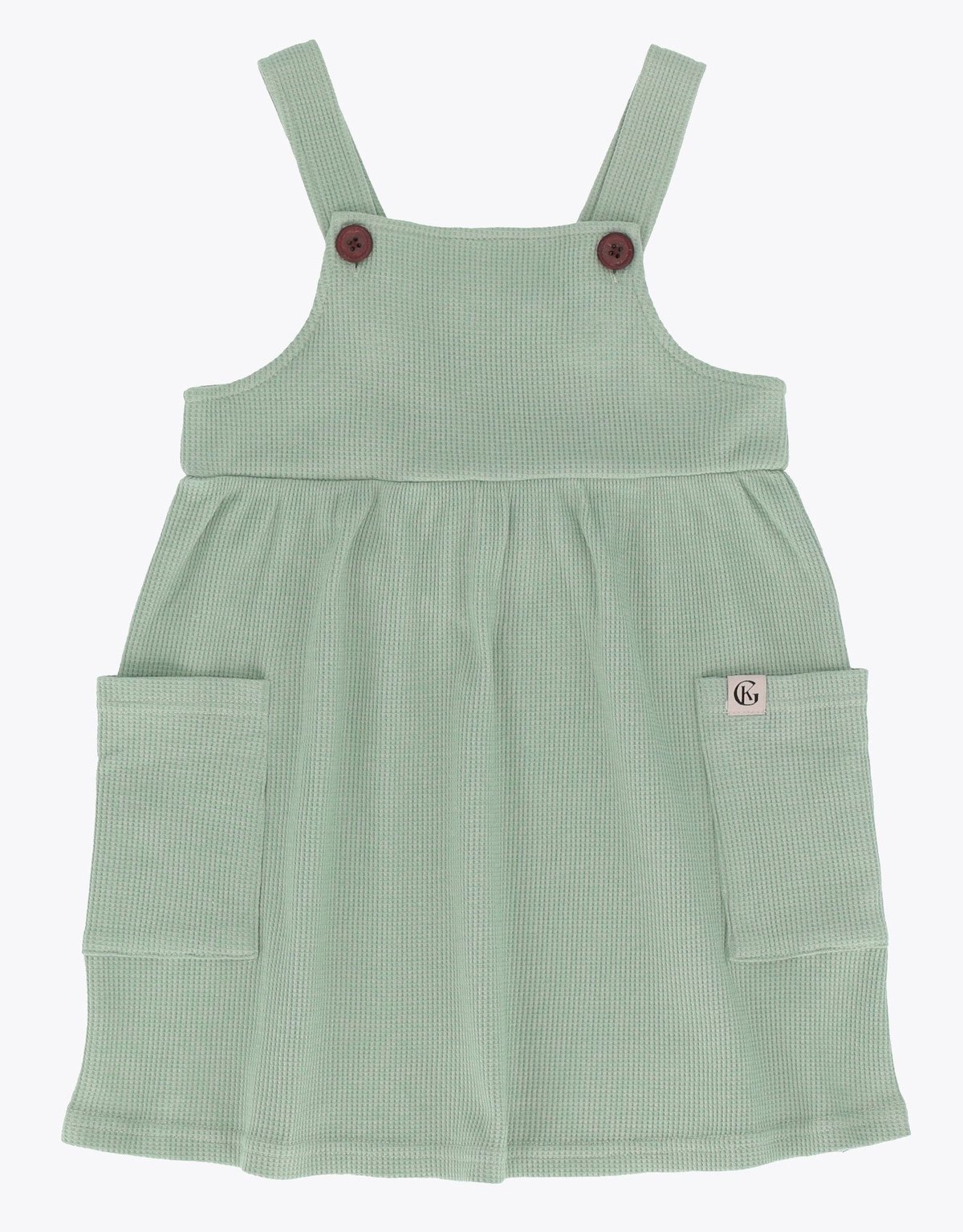 Gullkorn Basal Kjole Grågrønn