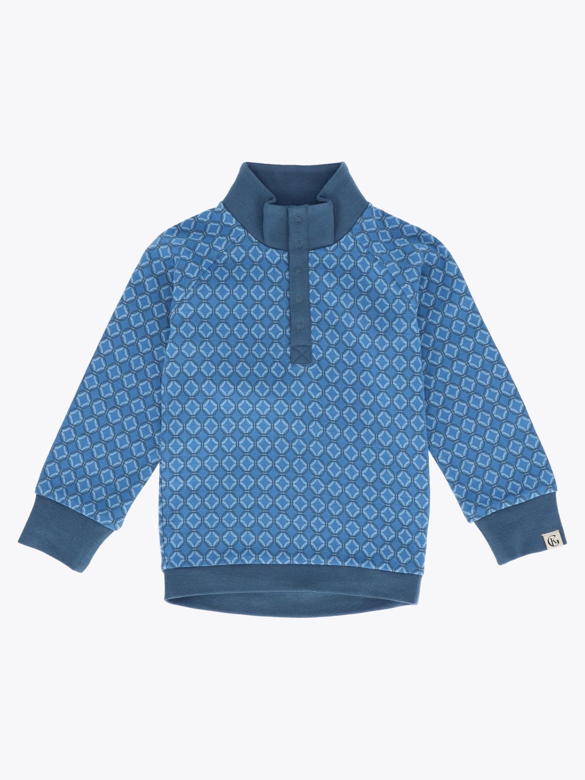 Gullkorn Axi Jacquard Genser M Himmelblå (P)