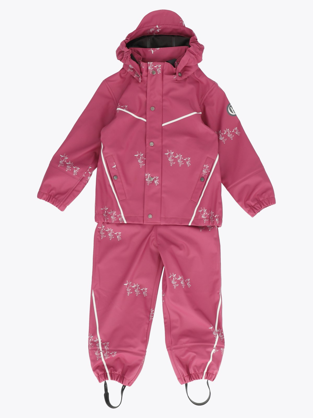 Gullkorn Bukkene Regntøysett Varm Rosa (P)