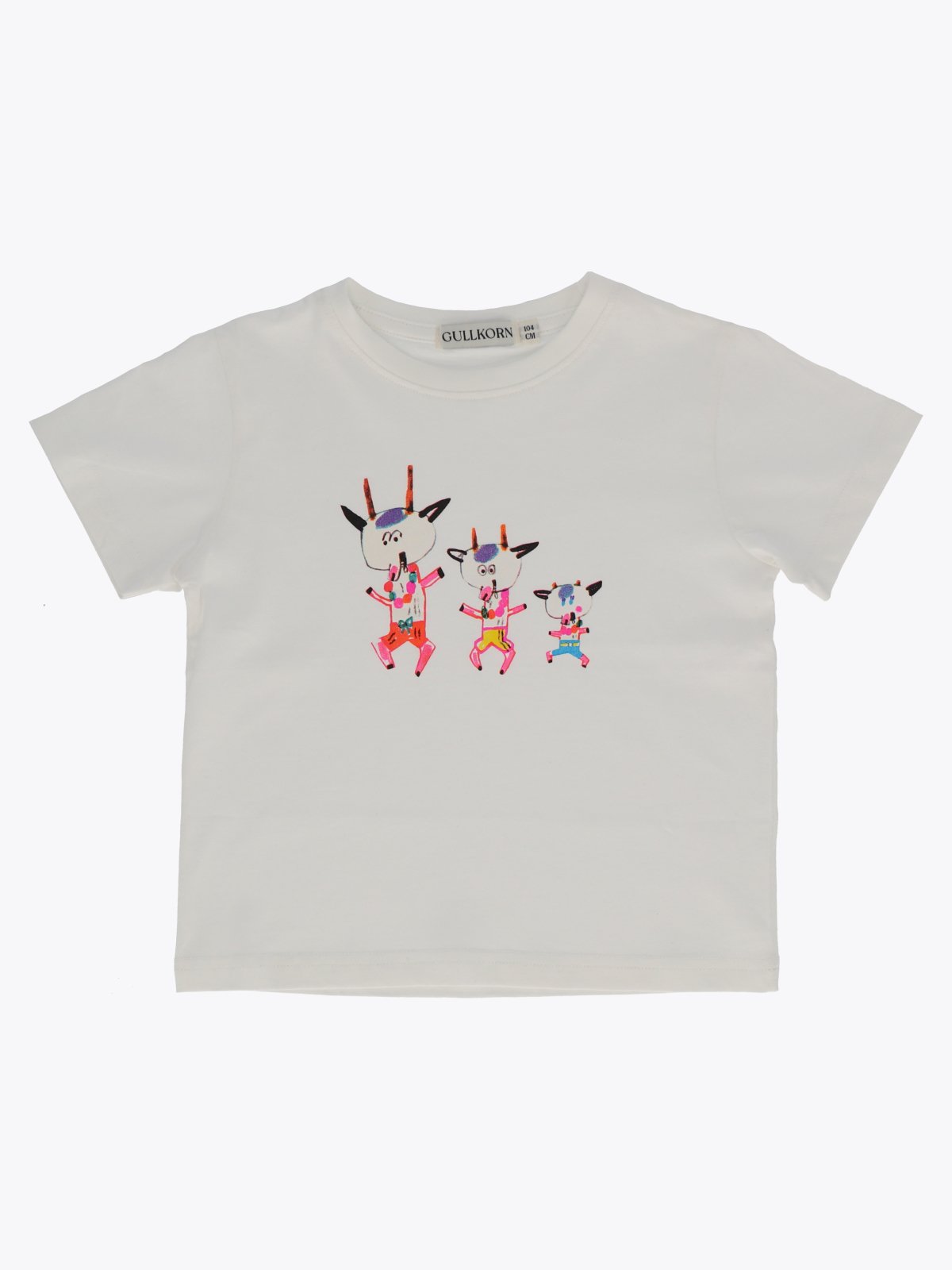 Gullkorn Bukkene T-Skjorte Hvit (P)