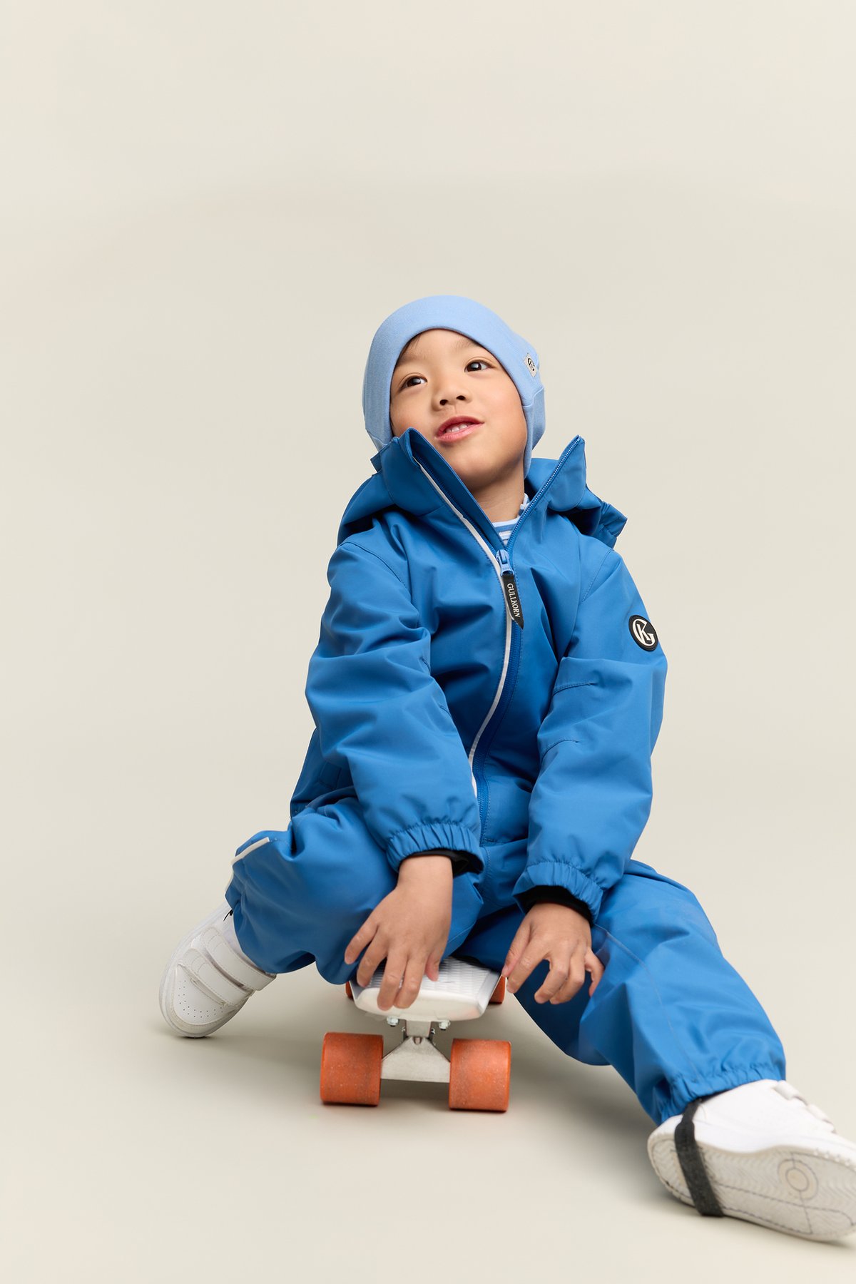 Gullkorn Villvette Lue Himmelblå