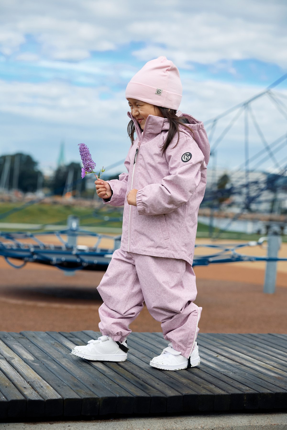 Gullkorn Villvette Lue Lys Rosa