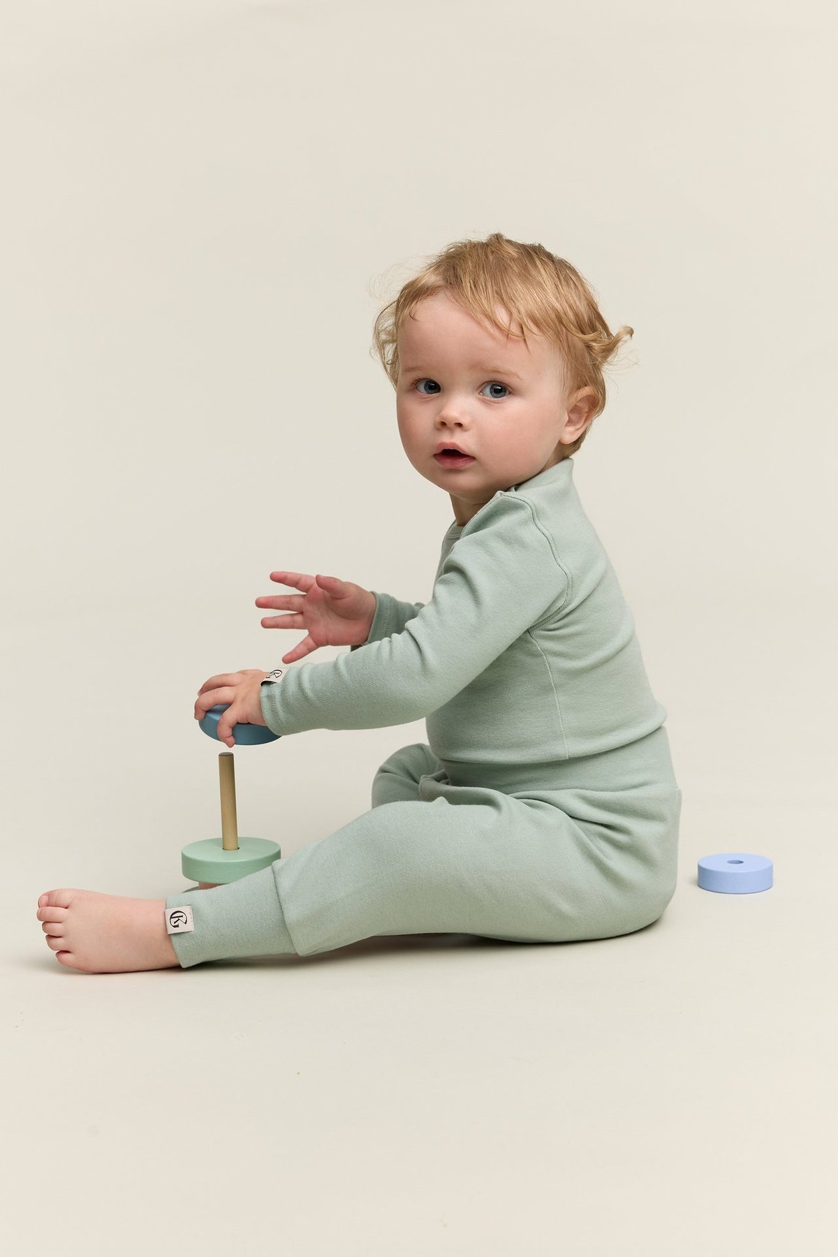 Gullkorn Villvette Body Grågrønn