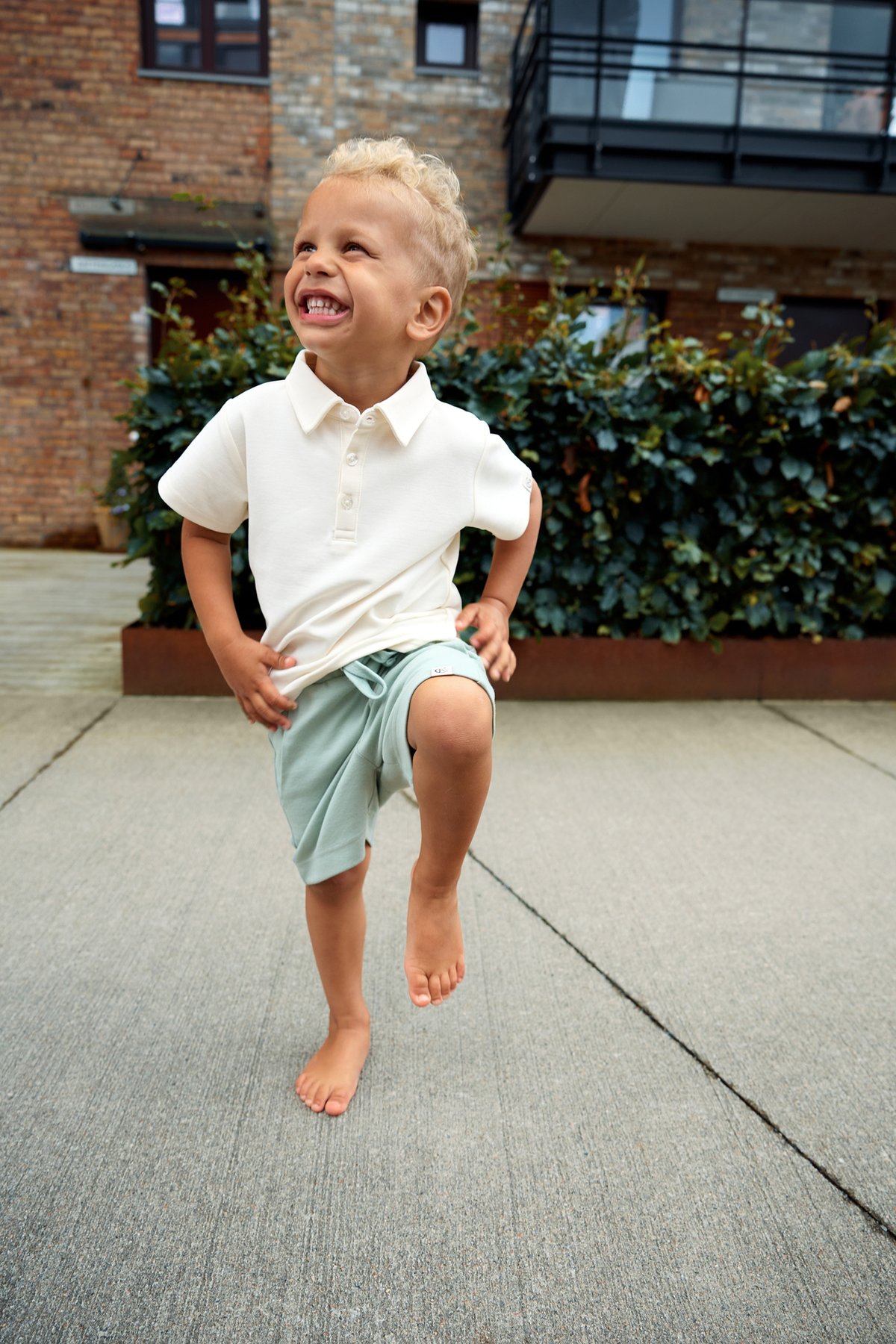 Gullkorn Villvette Shorts Grågrønn