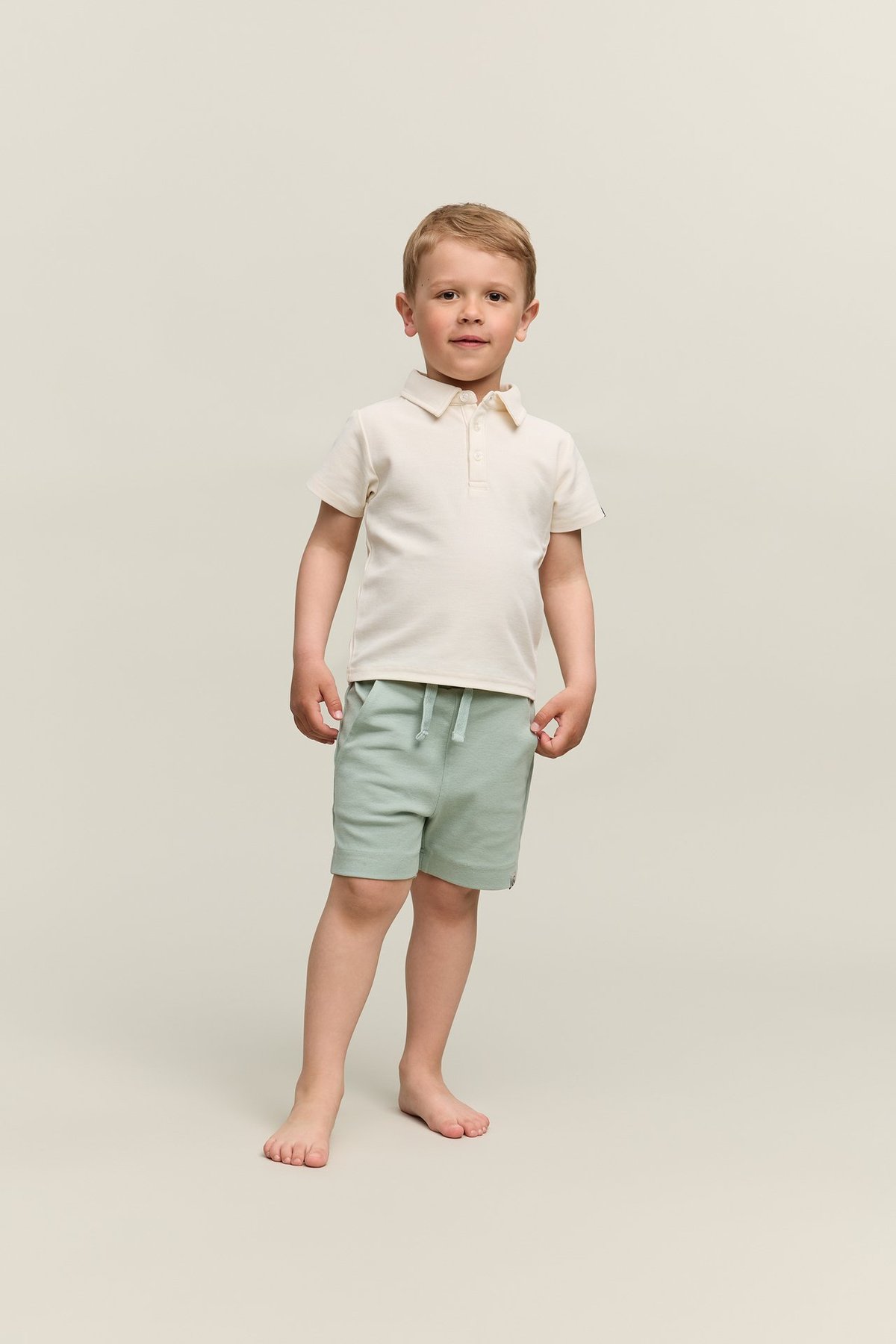 Gullkorn Villvette Shorts Grågrønn