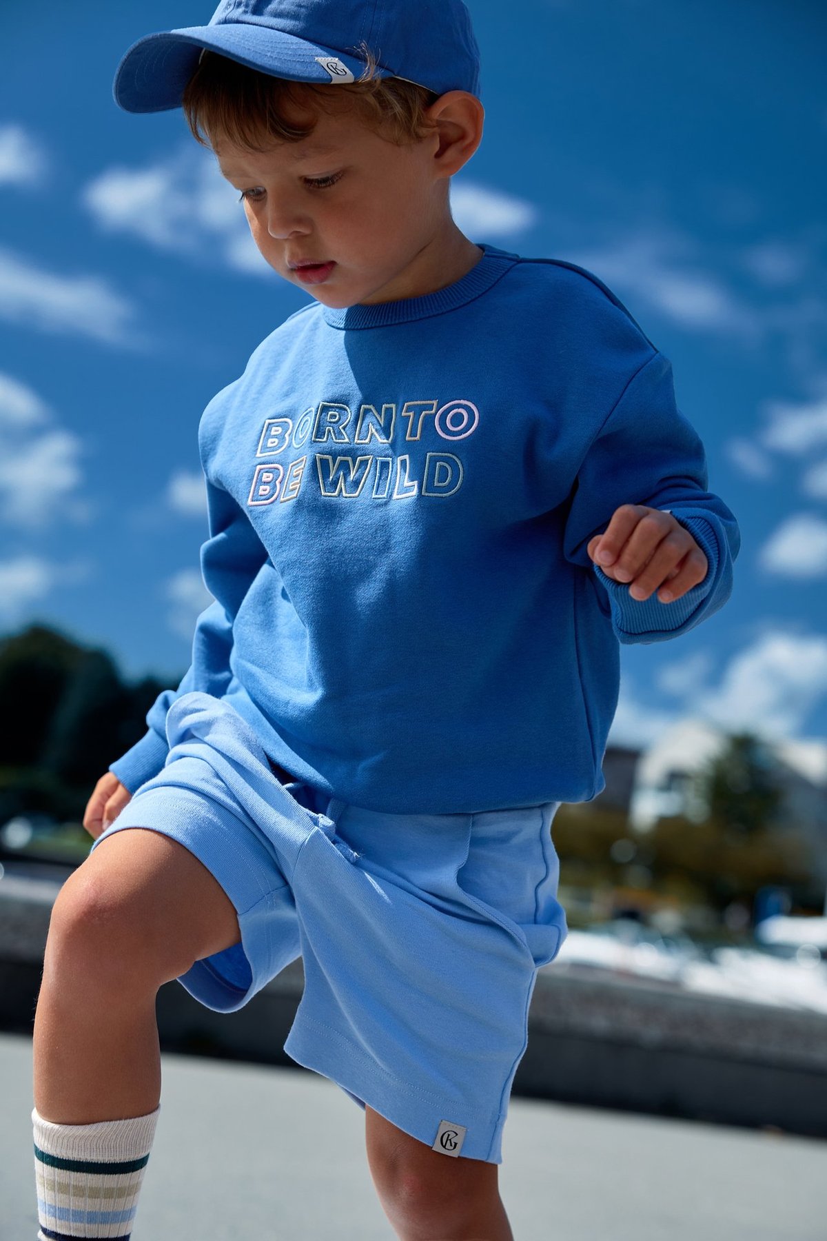 Gullkorn Villvette Shorts Himmelblå