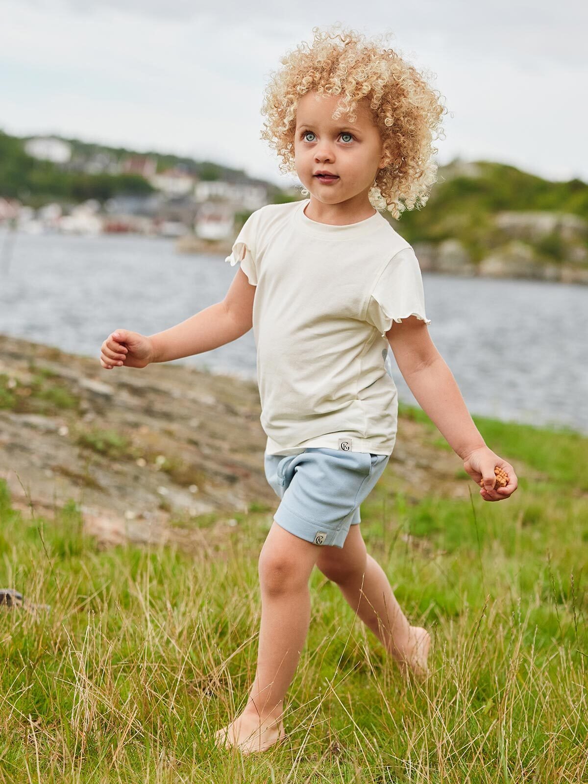 Gullkorn Villvette shorts Lys Blå