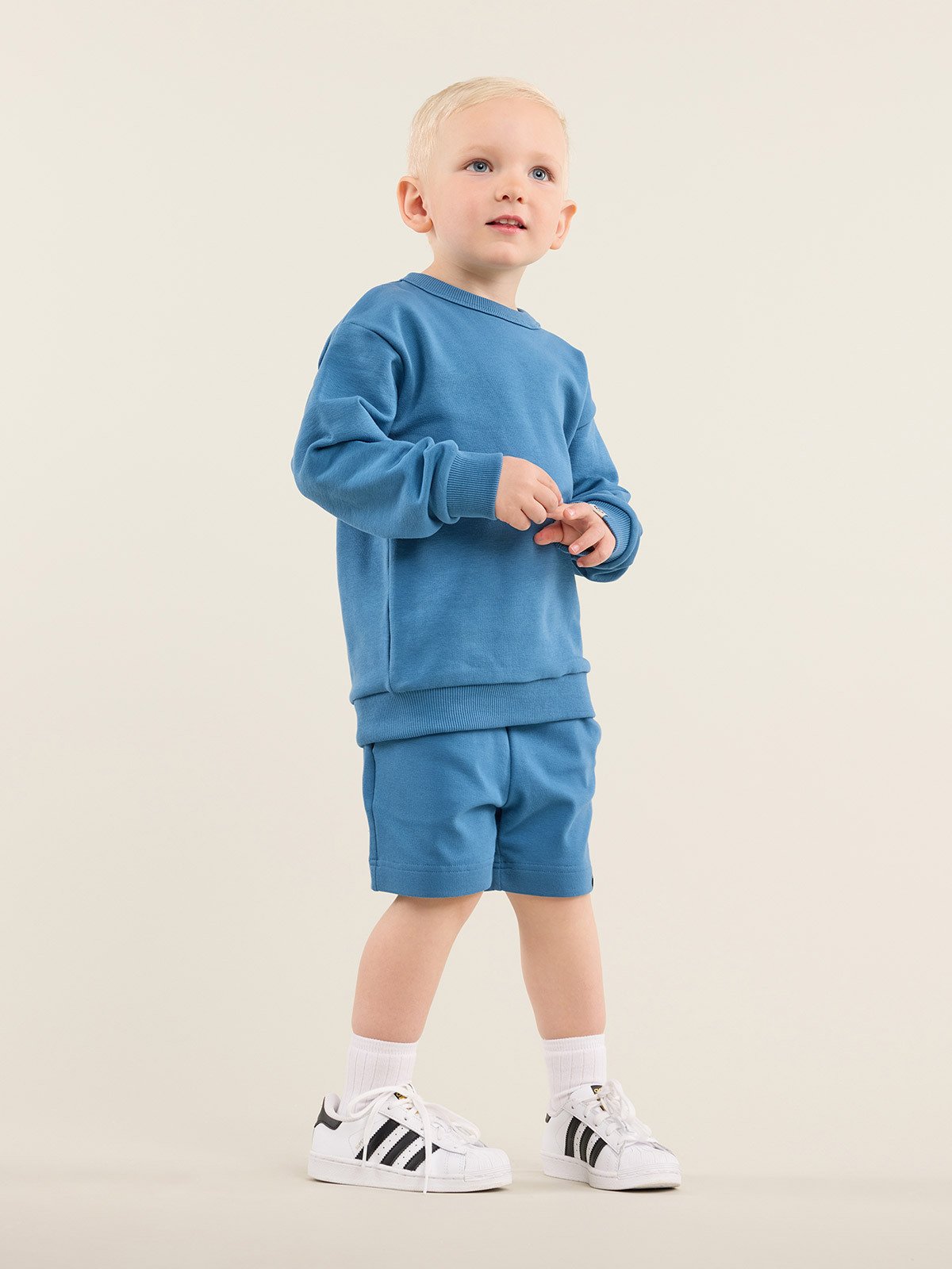 Gullkorn Villvette shorts Mellomblå