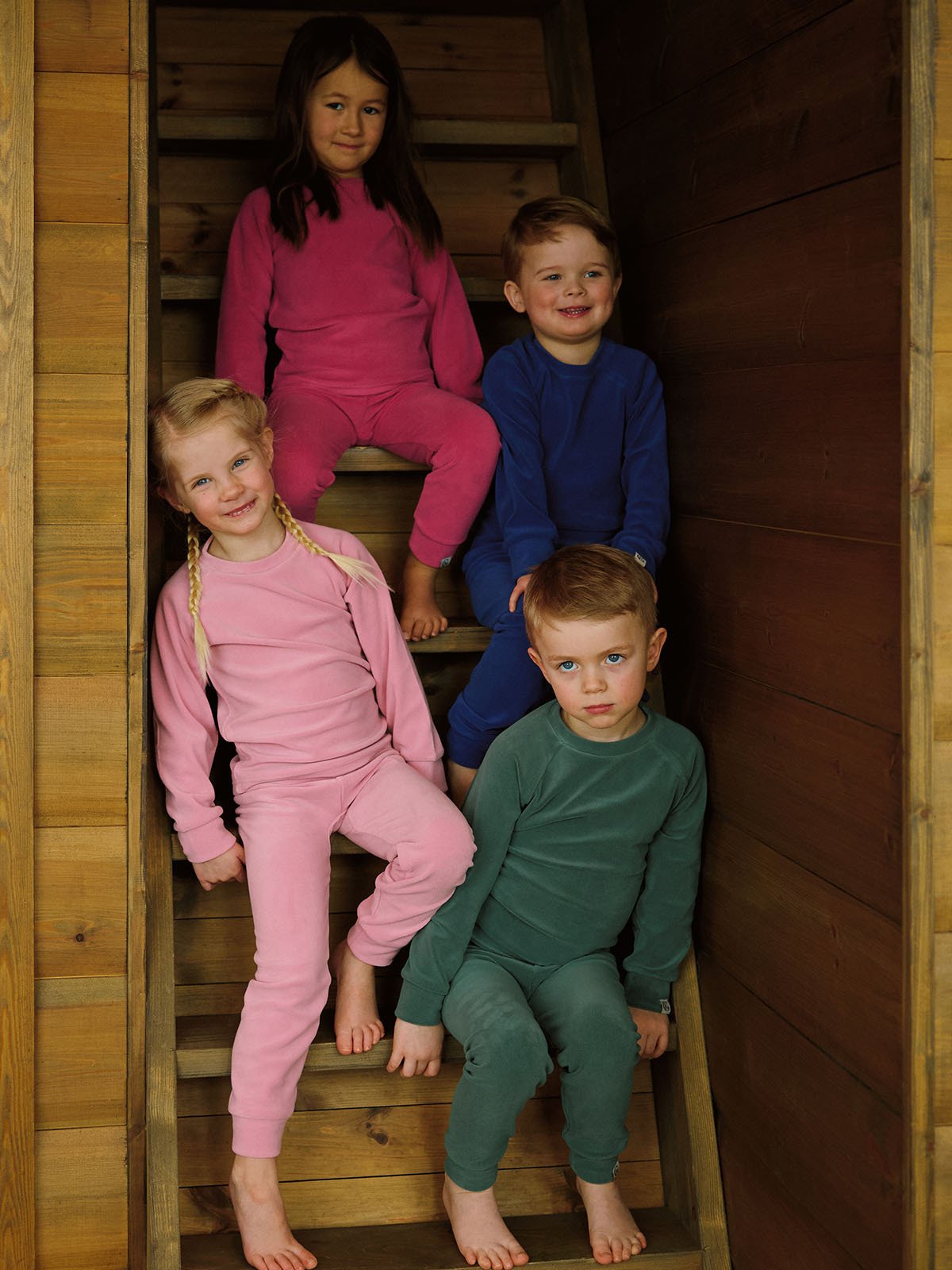 Gullkorn Jona Fleece-sett Ballerina