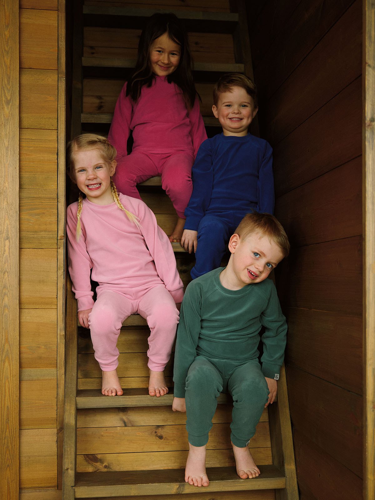 Gullkorn Jona Fleece-sett Ballerina