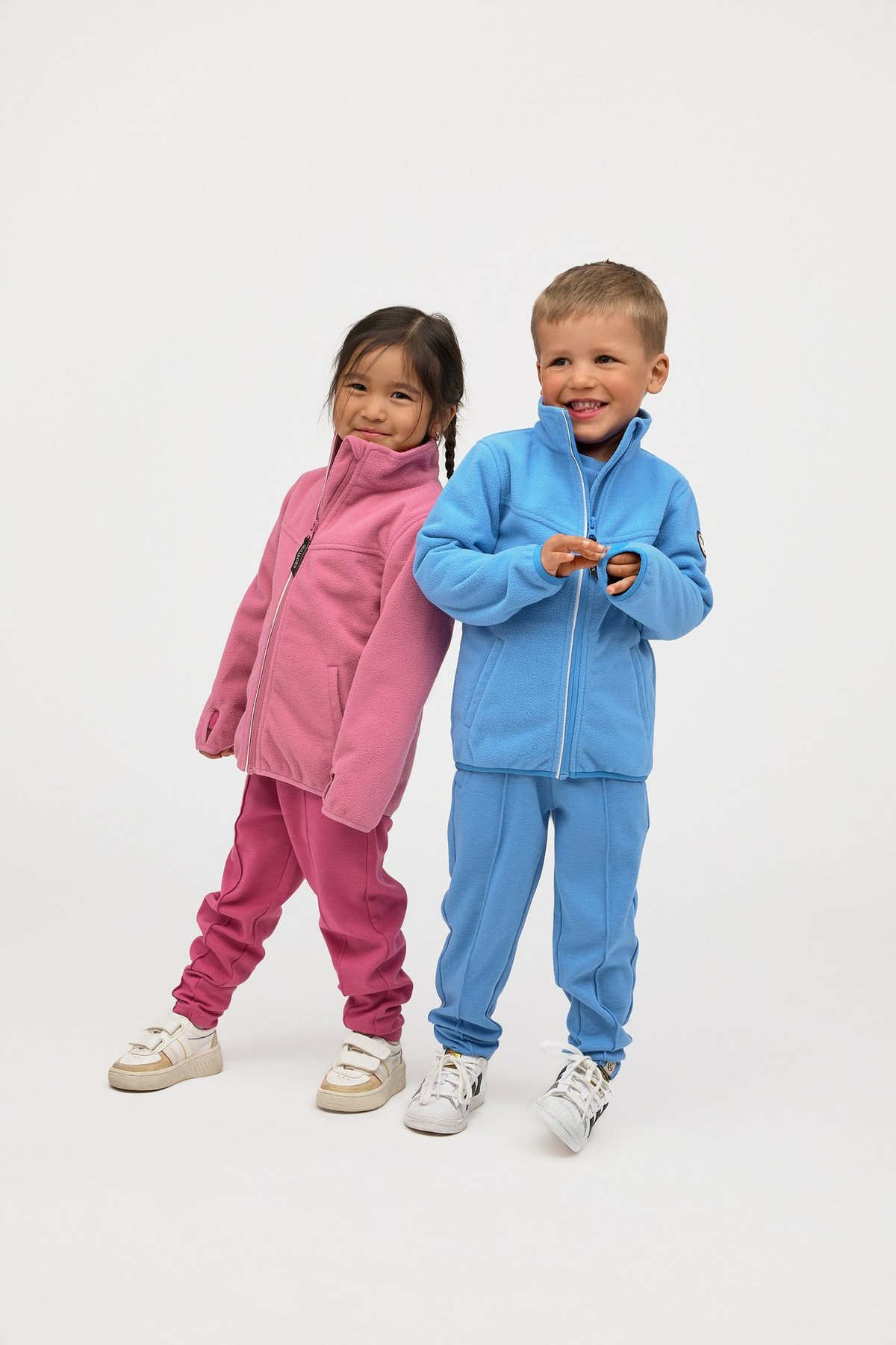 Gullkorn Clover Vindfleece Jakke Rosa