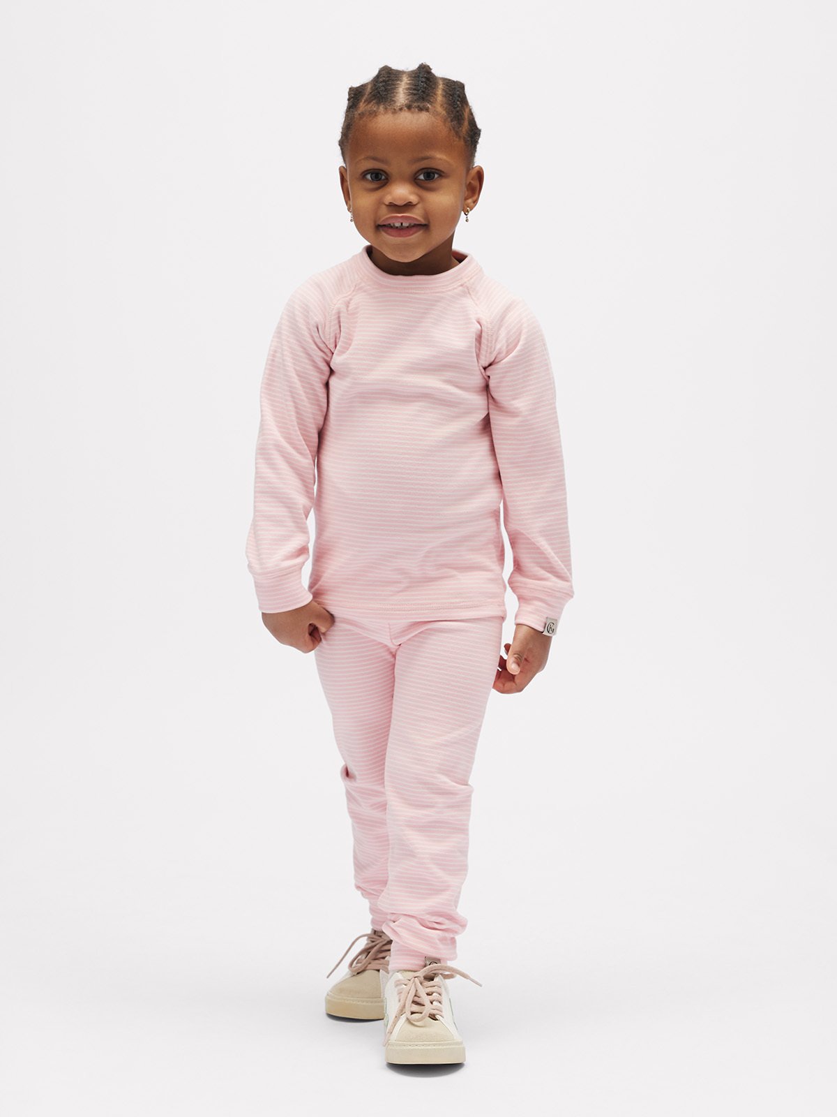 Gullkorn Cactus Fleece-sett Frostrosa (S)