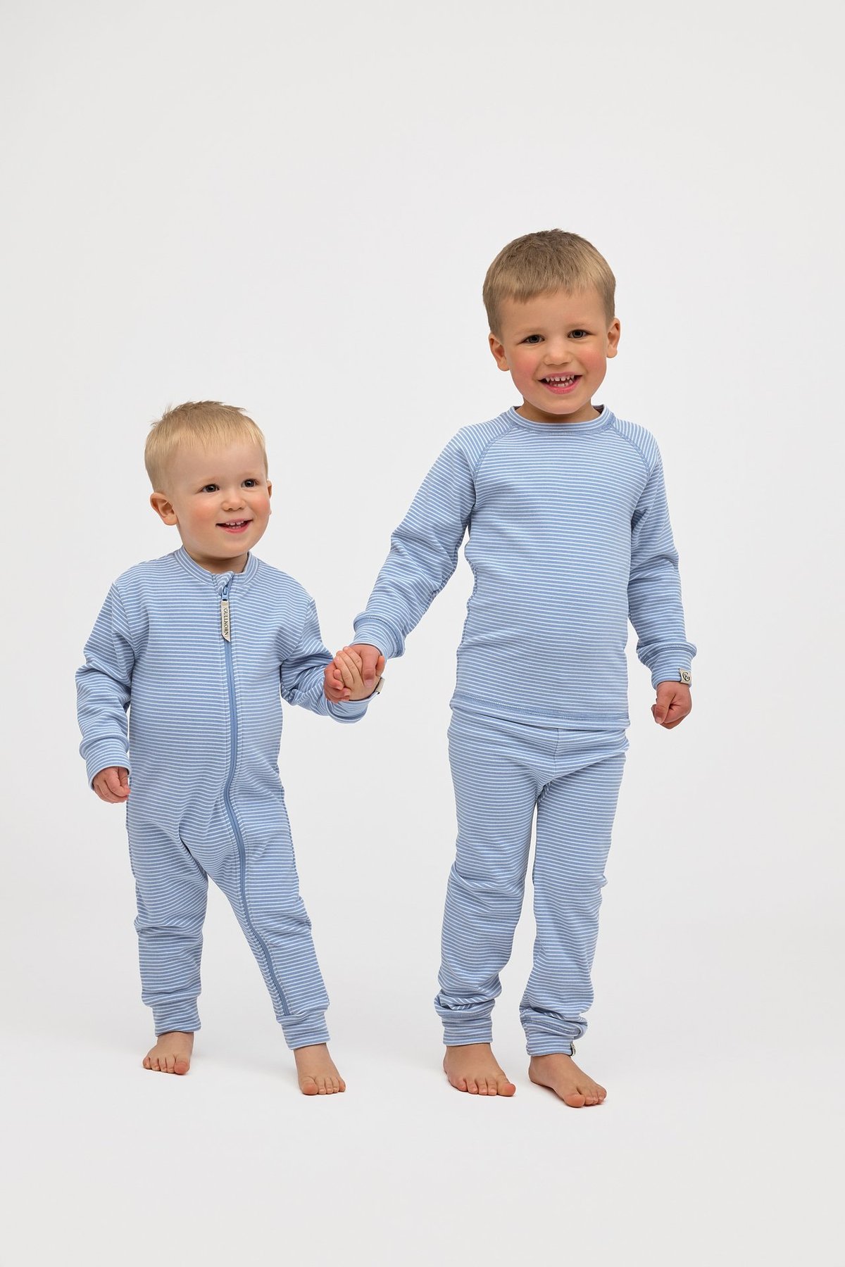 Gullkorn Cactus Fleece-sett Lys Blå (S)