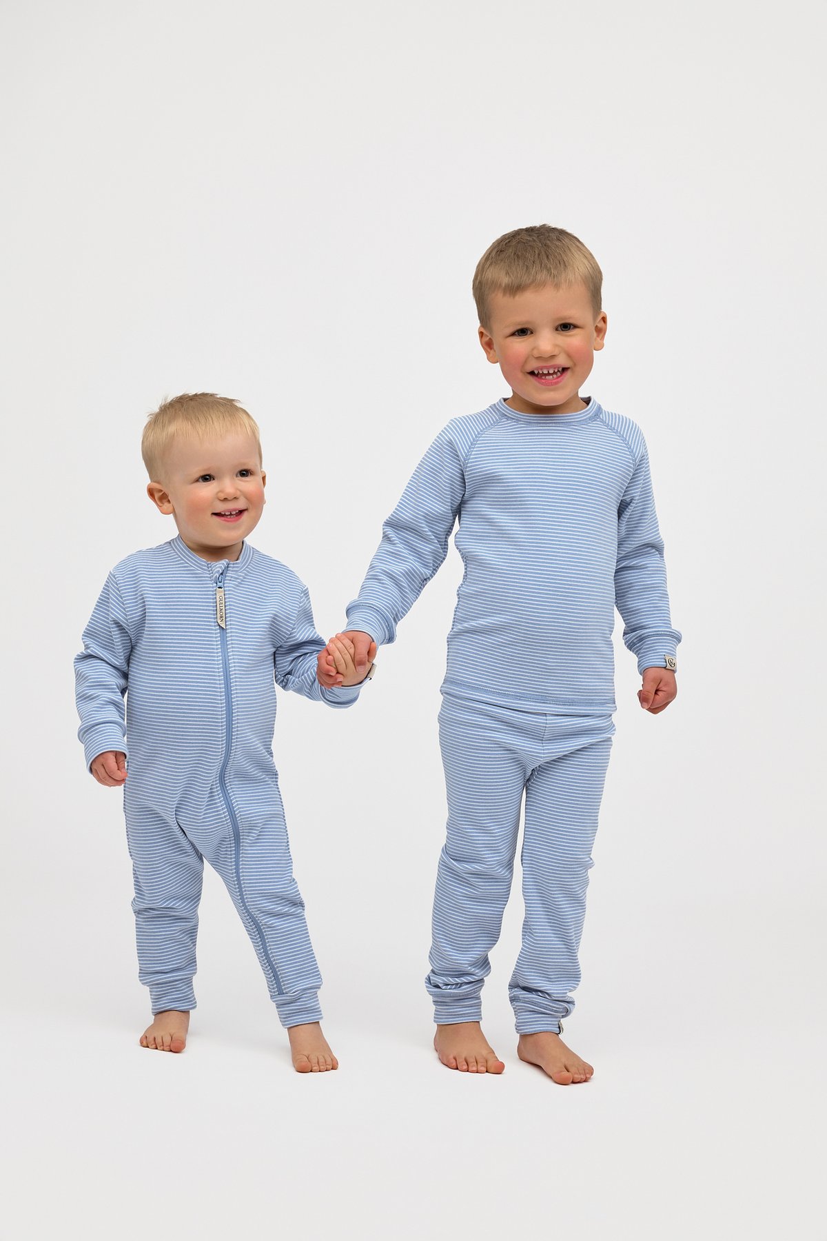 Gullkorn Cactus Fleece-sett Lys Blå (S)