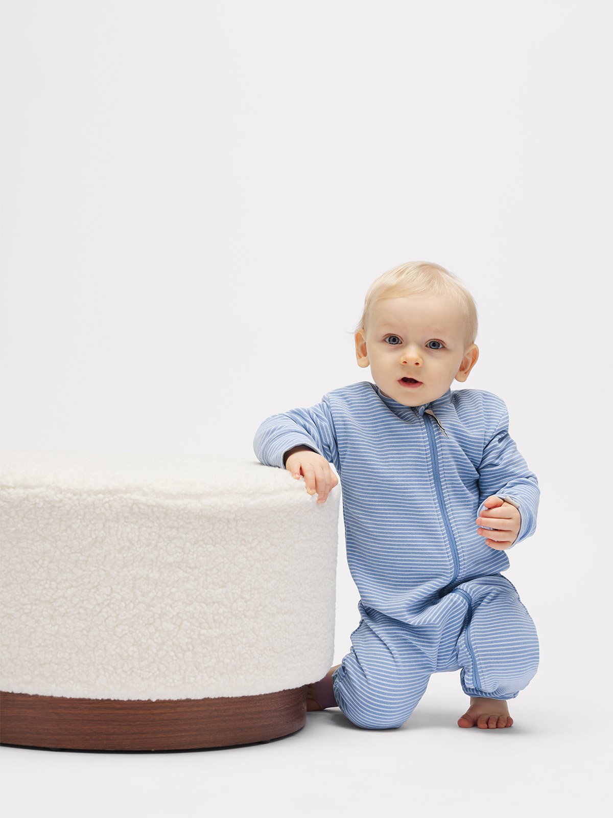 Gullkorn Cactus Babydress Lys Blå (S)