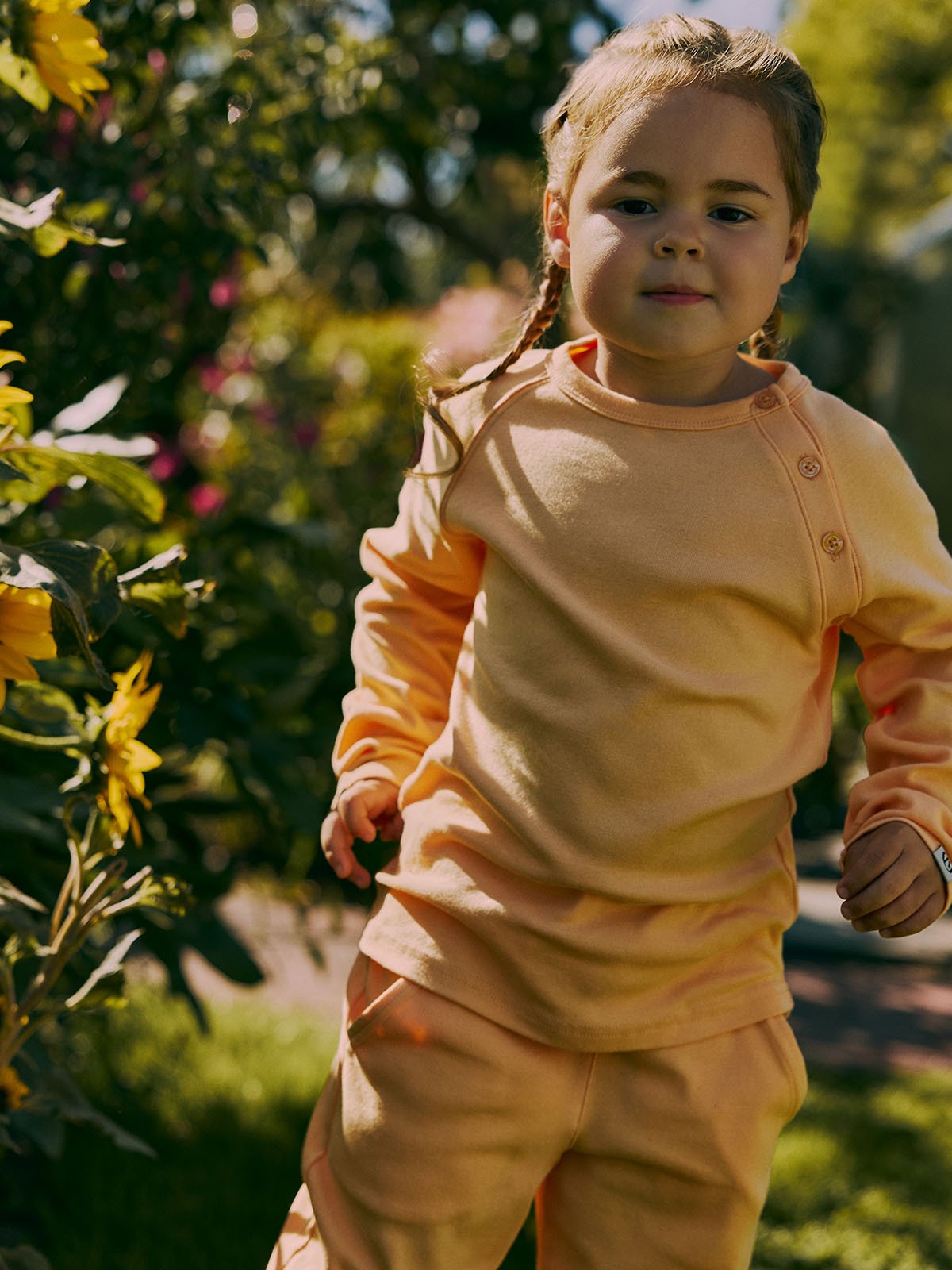 Gullkorn Villvette Genser Fersken