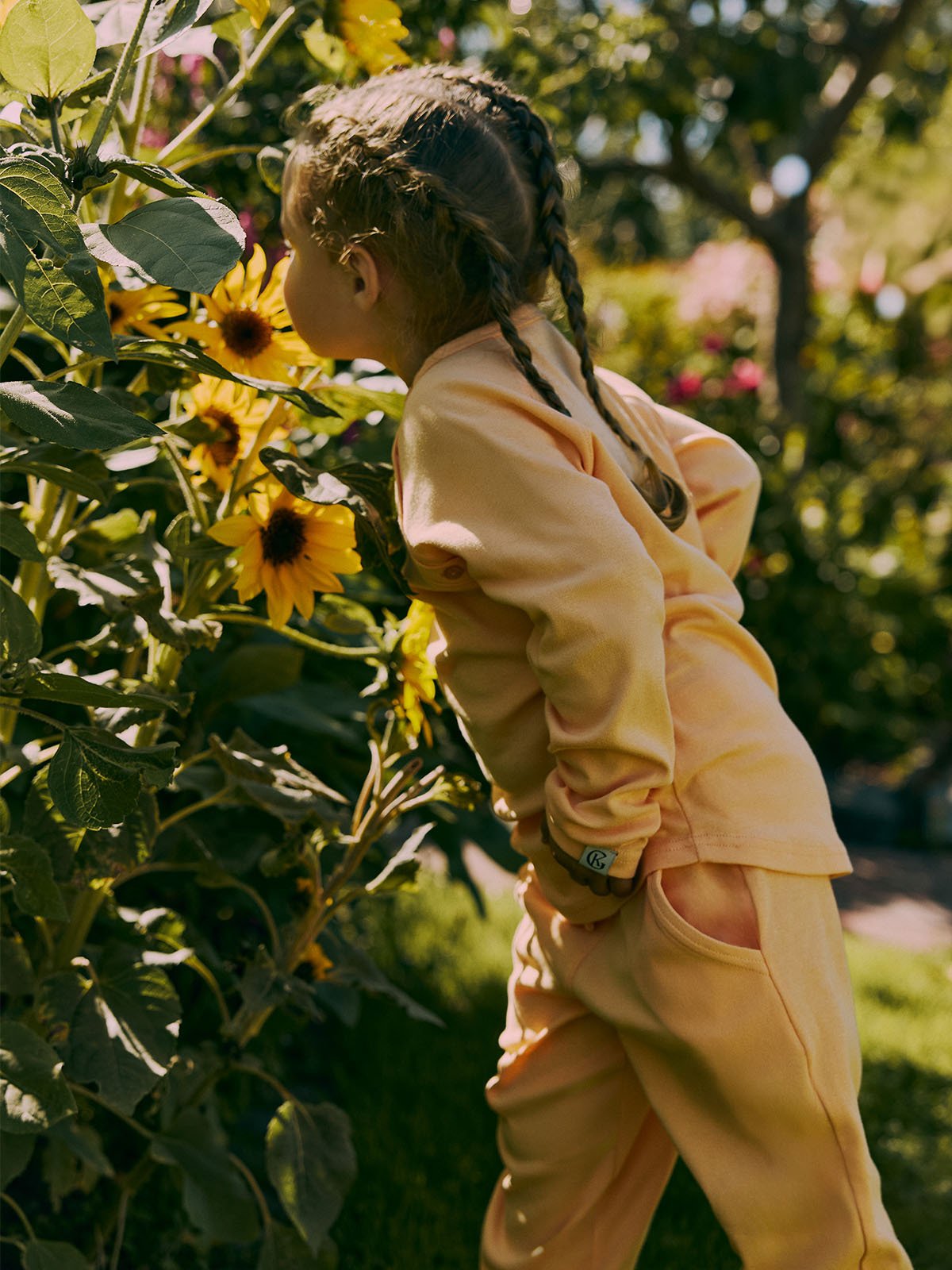 Gullkorn Villvette Genser Fersken