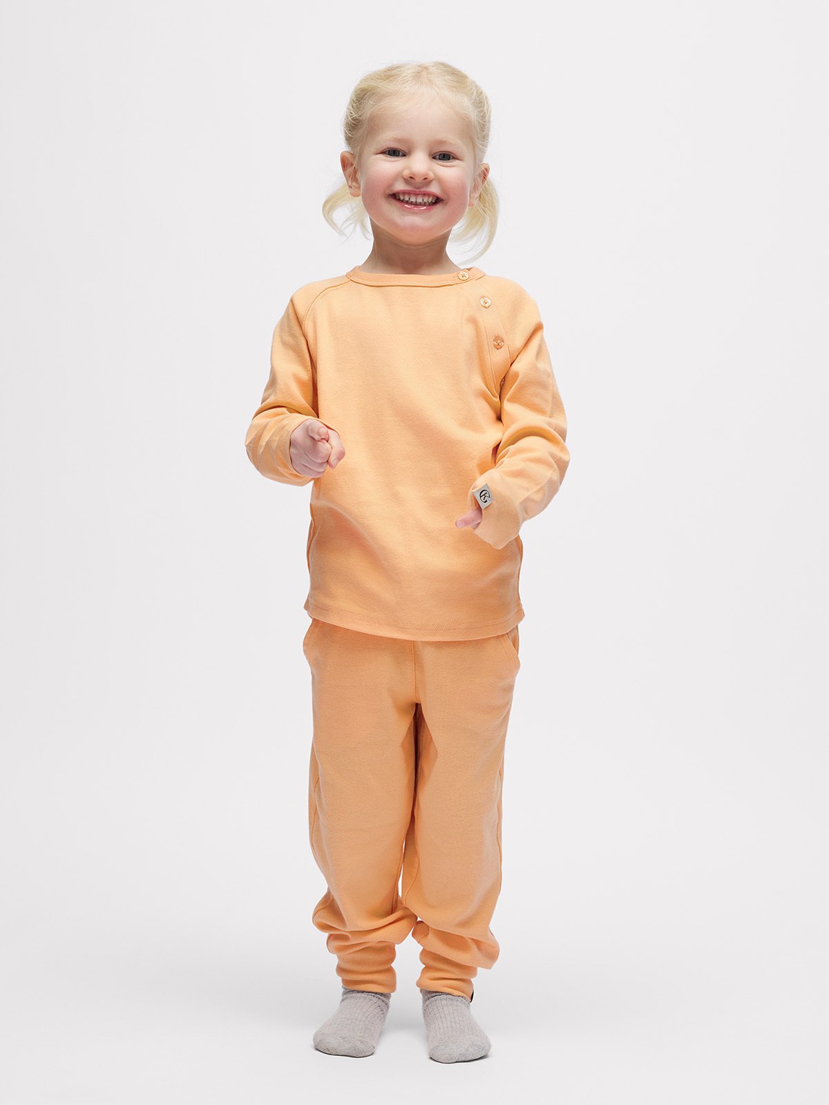 Gullkorn Villvette Genser Fersken