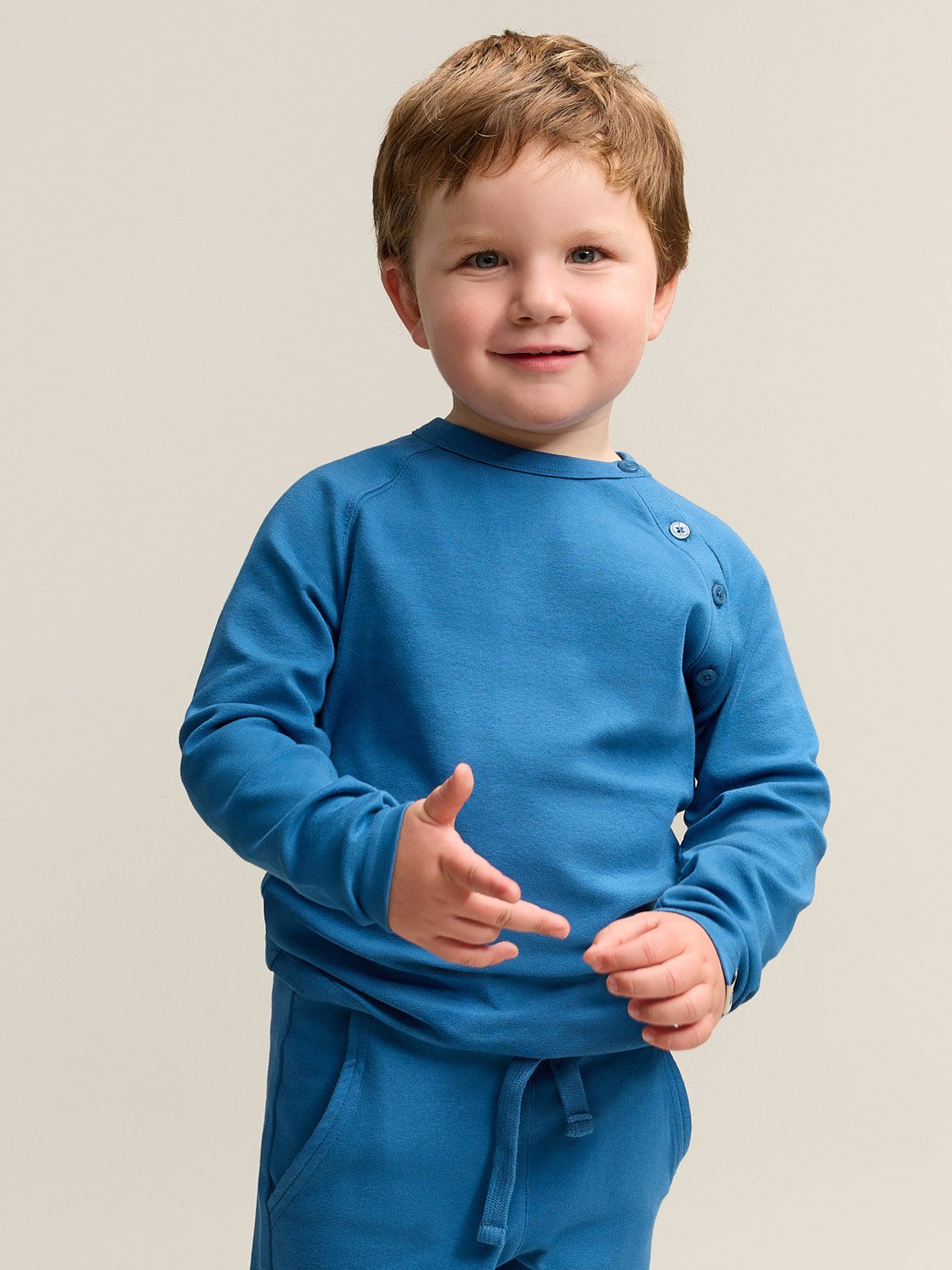 Gullkorn Villvette Genser M Himmelblå