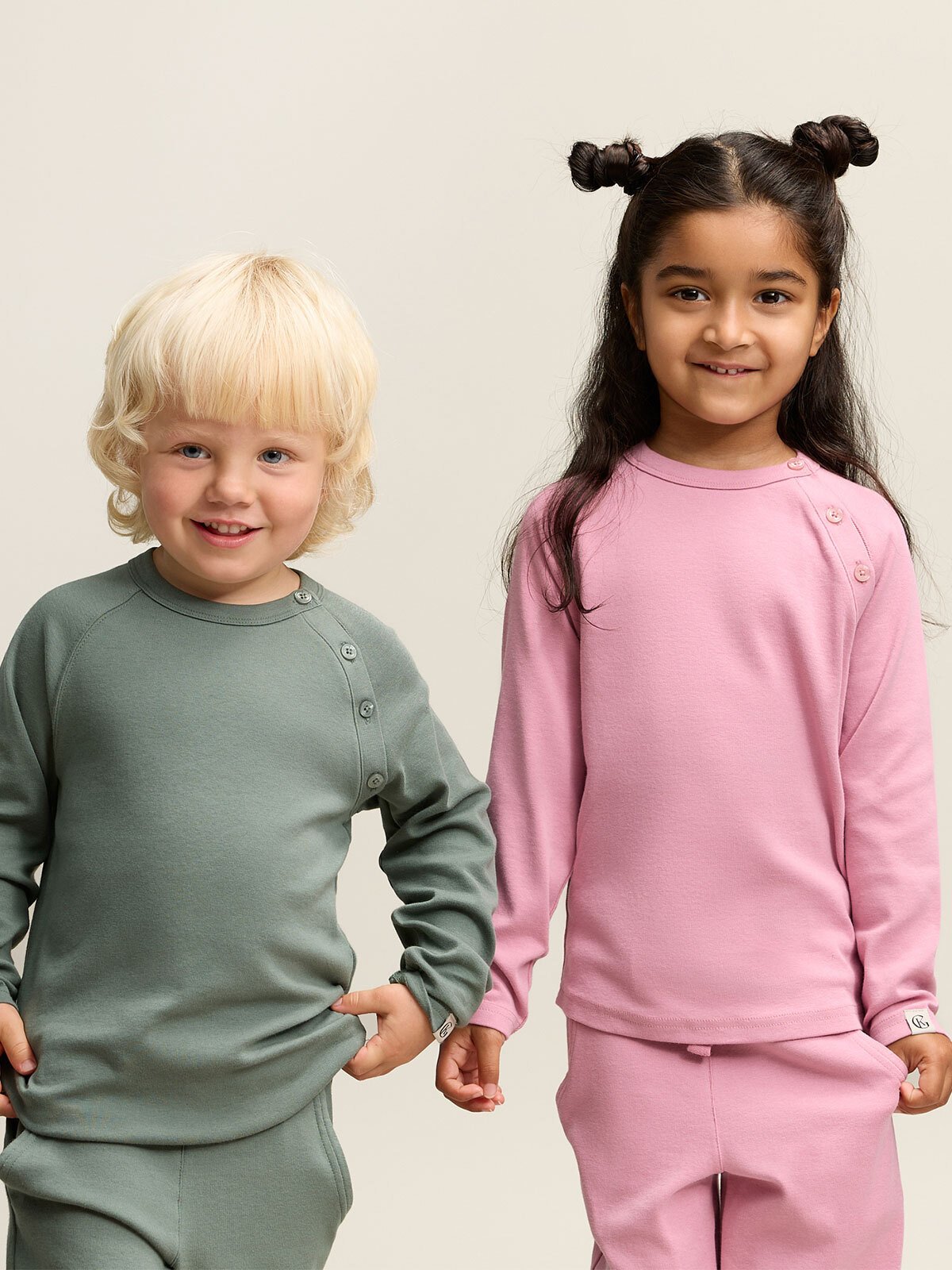 Gullkorn Villvette Genser Tåkerosa