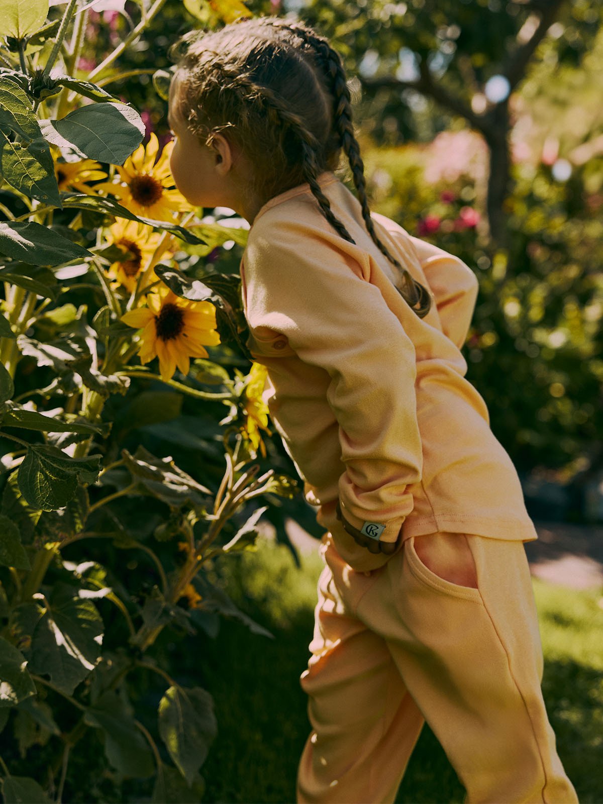 Gullkorn Villvette Bukse Fersken