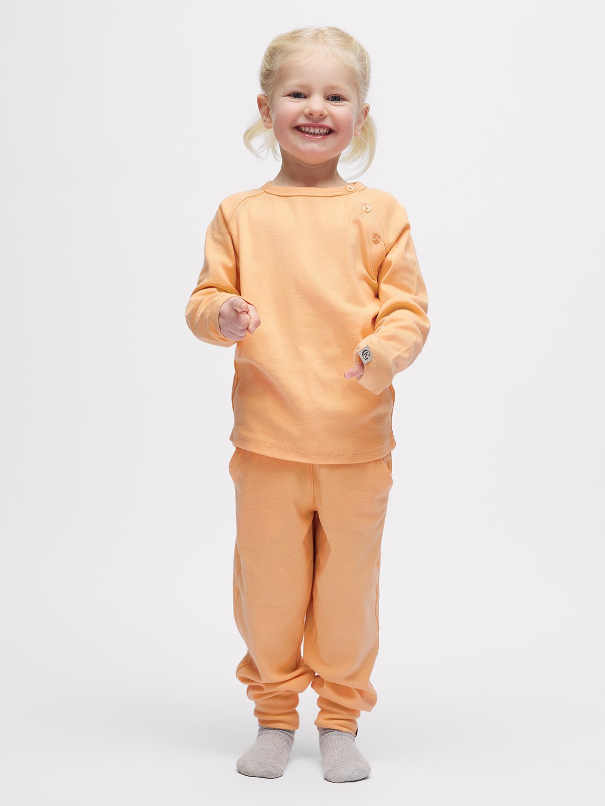 Gullkorn Villvette Bukse Fersken