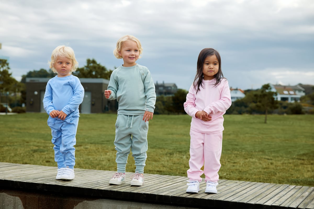 Gullkorn Villvette Bukse Himmelblå