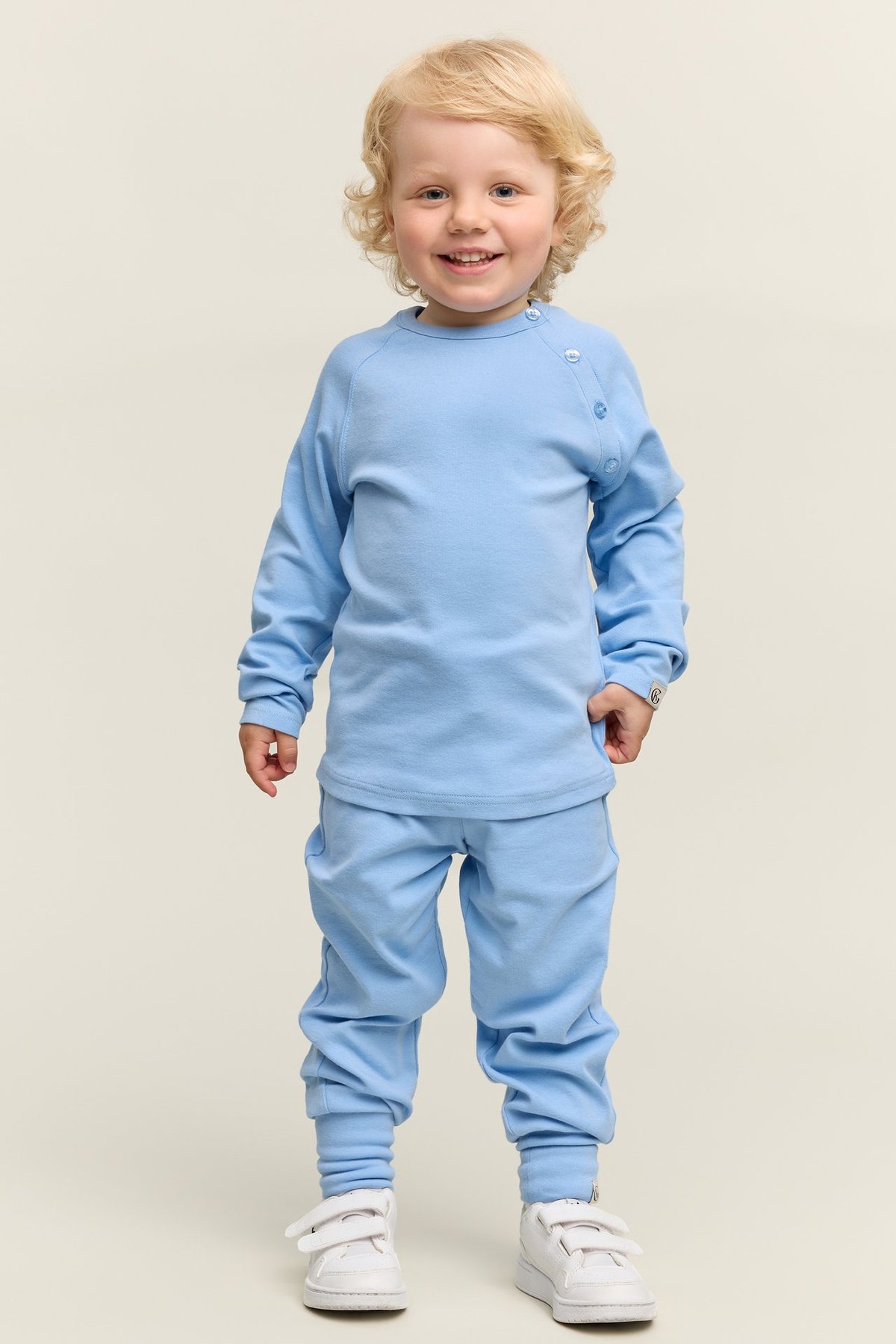 Gullkorn Villvette Bukse Himmelblå