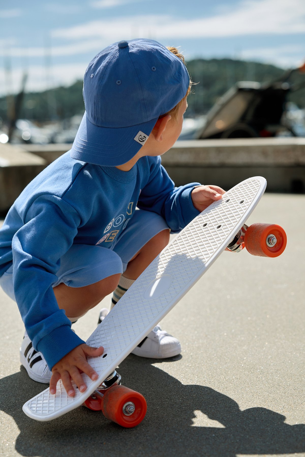 Gullkorn Caps Stålblå