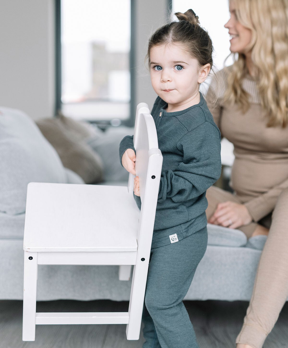 Gullkorn Billie Ulltrøye M Denim