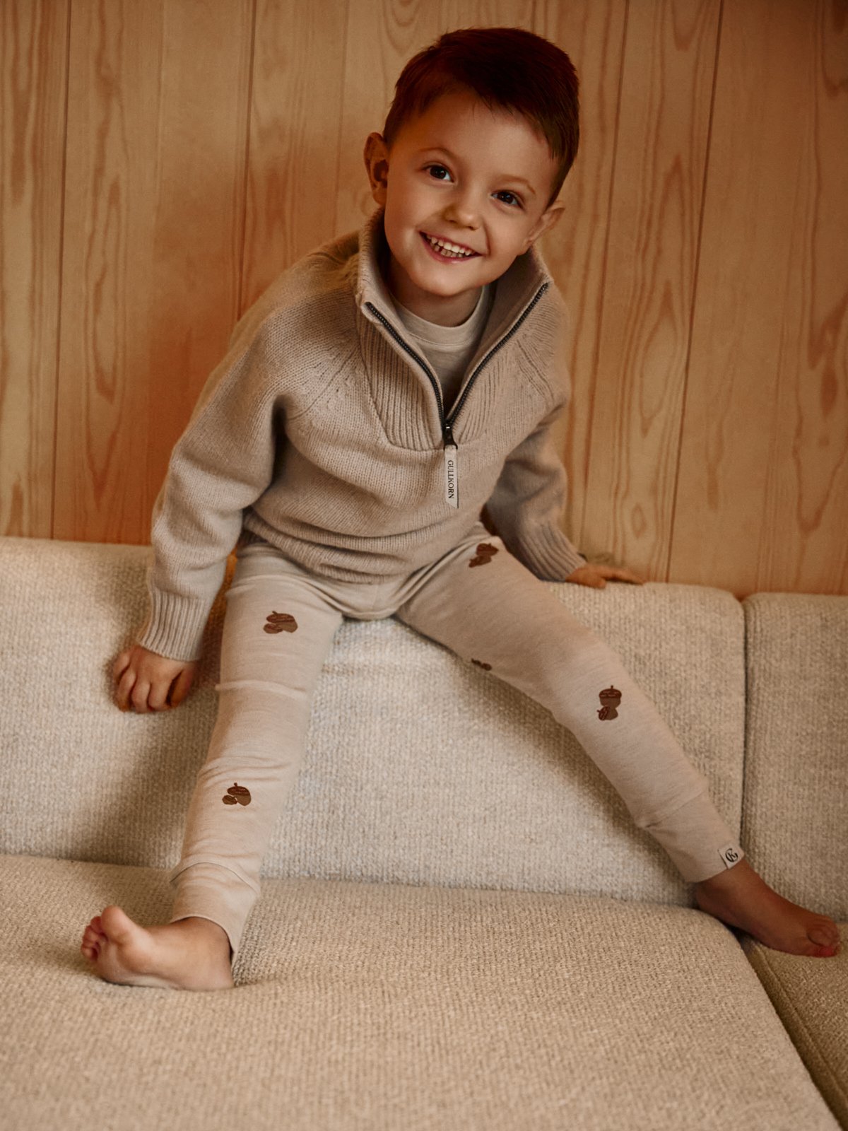 Gullkorn Norefjell Ullgenser Beige