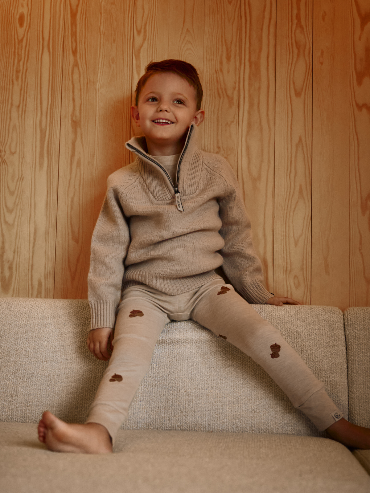 Gullkorn Norefjell Ullgenser Beige