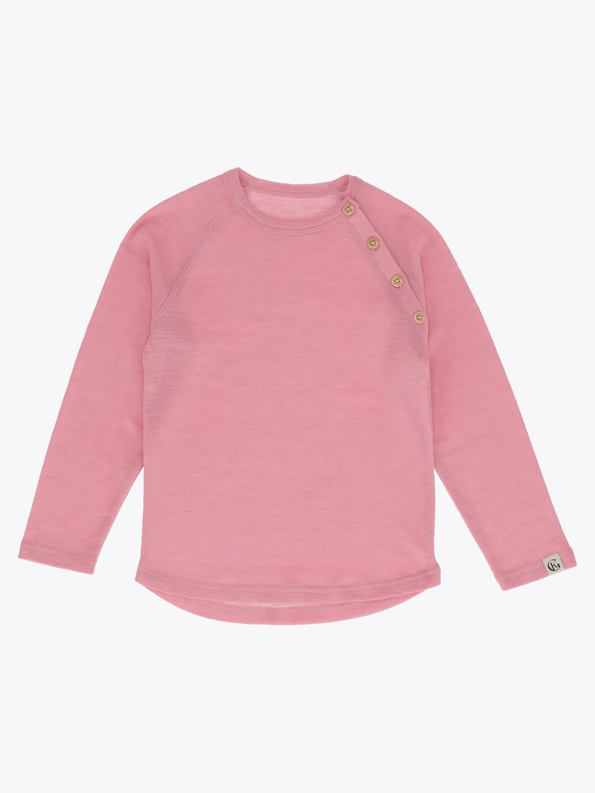 Gullkorn Villvette Ull Longsleeve Tåkerosa