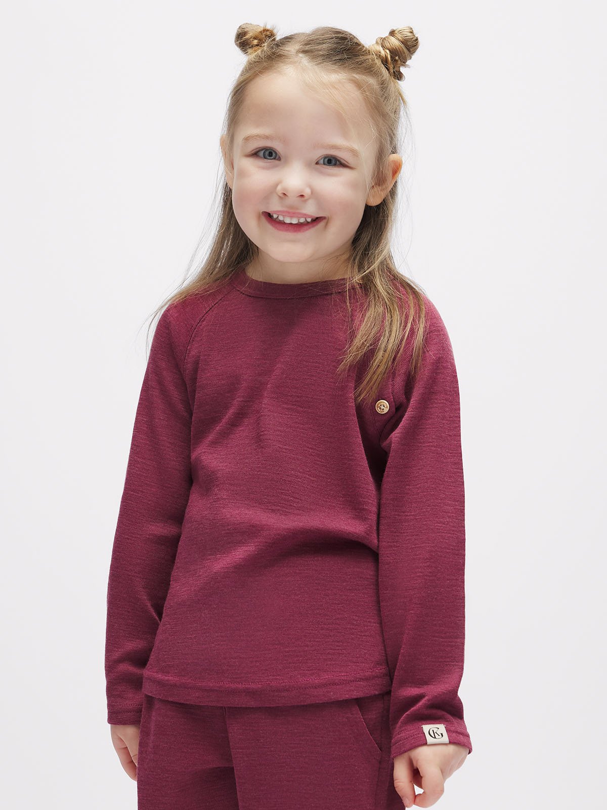 Gullkorn Villvette Ull Longsleeve Varm Rosa