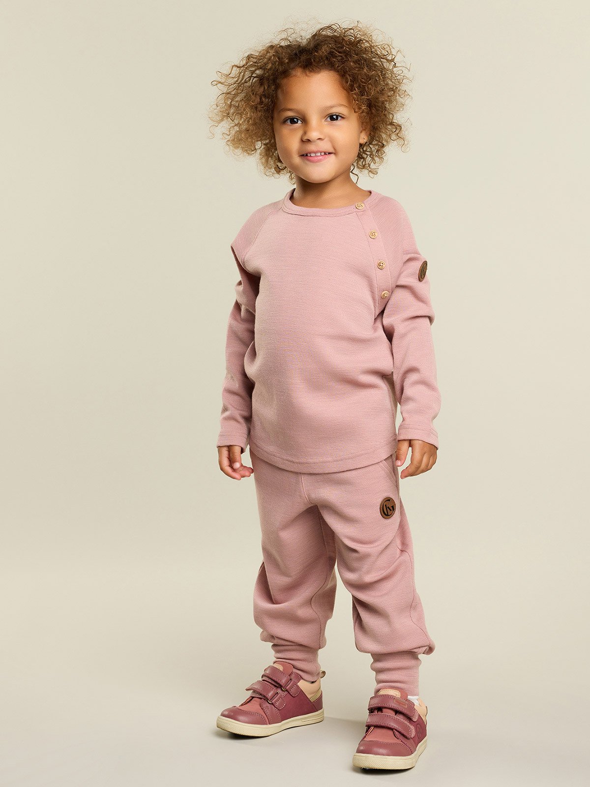Gullkorn Villvette Ull Longsleeve Lys Rosa