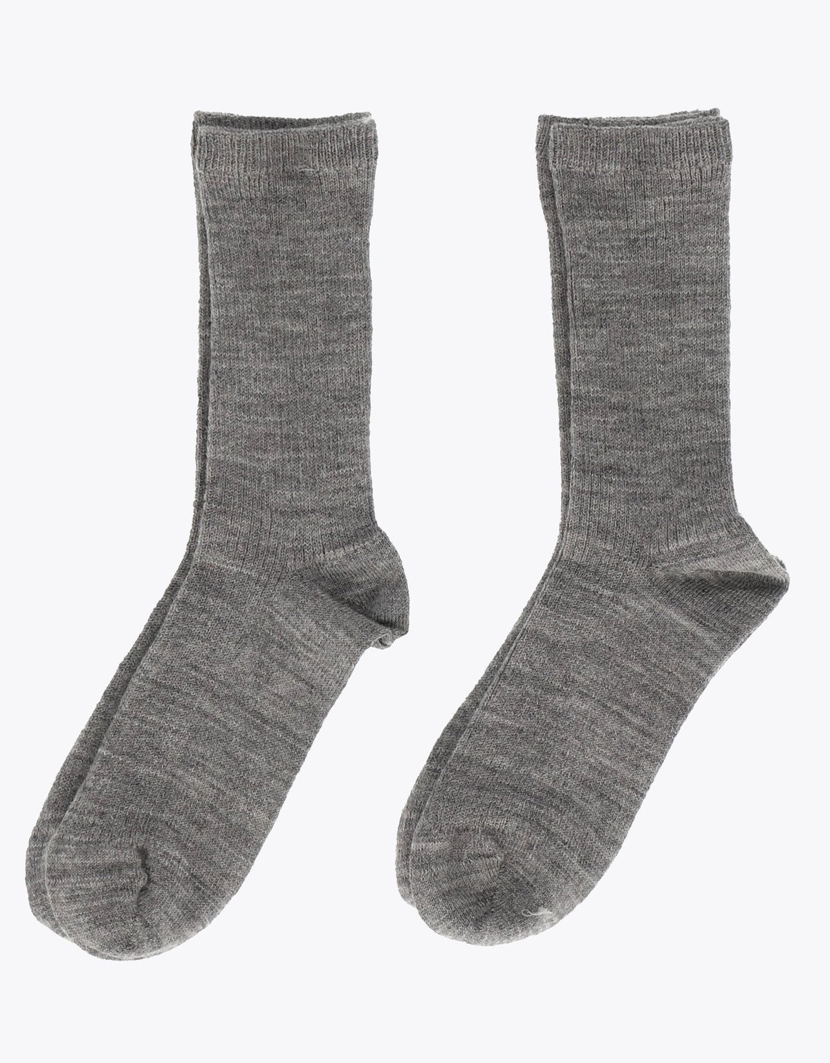 Gullkorn Basic Tynn Ullsokk 2pk Gråmelert