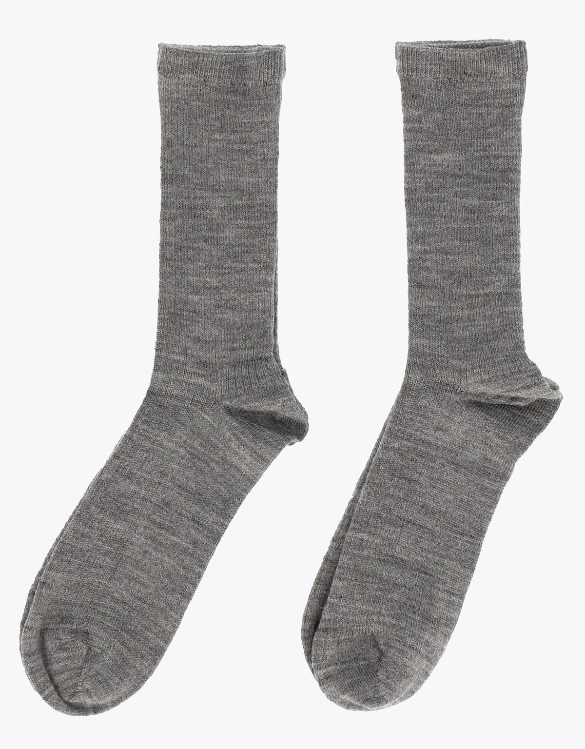 Gullkorn Basic Tynn Ullsokk 2pk Gråmelert