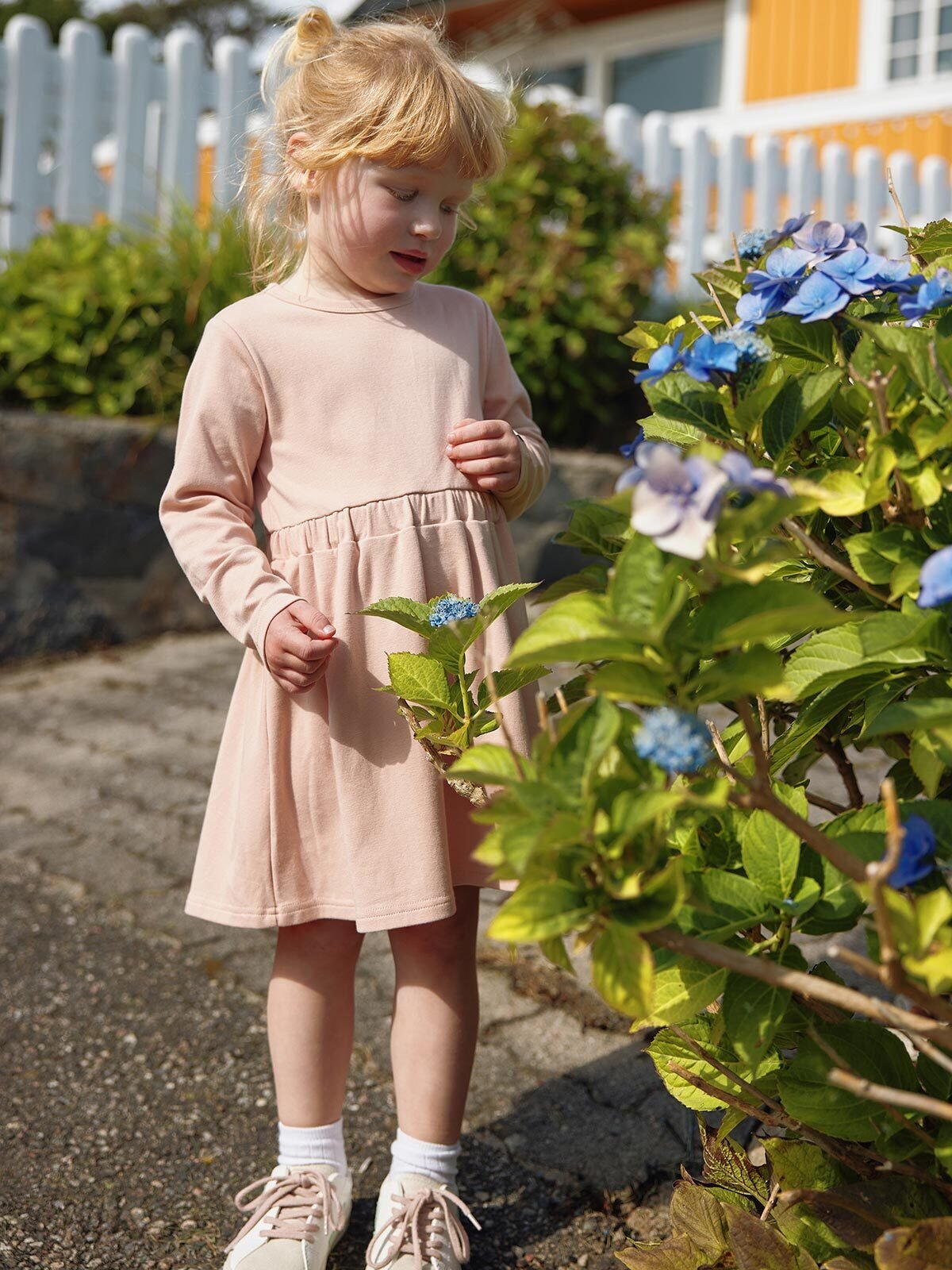 Gullkorn Villvette Kjole Soft Rosa