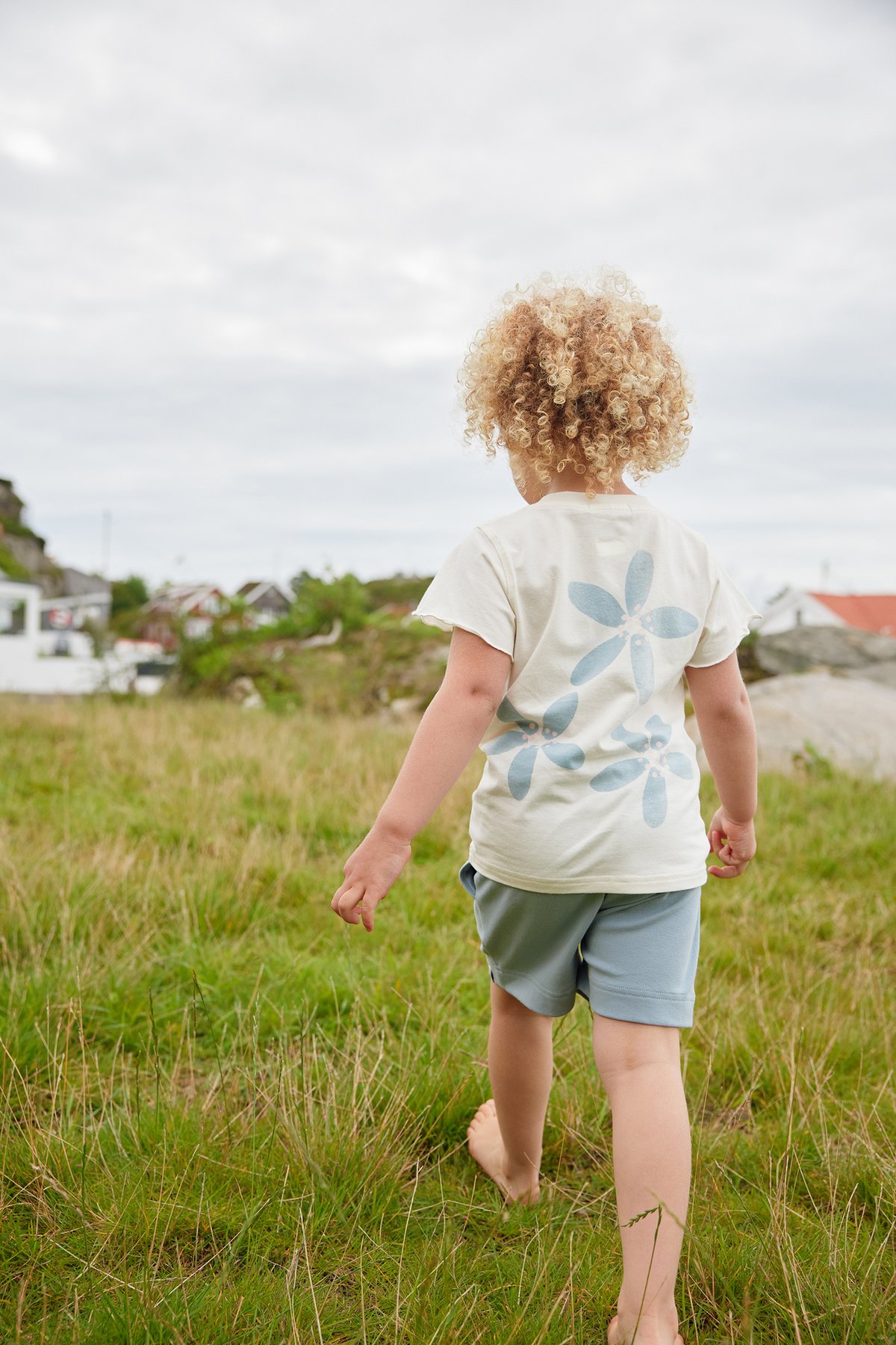 Gullkorn Flora T-Skjorte Varm Hvit