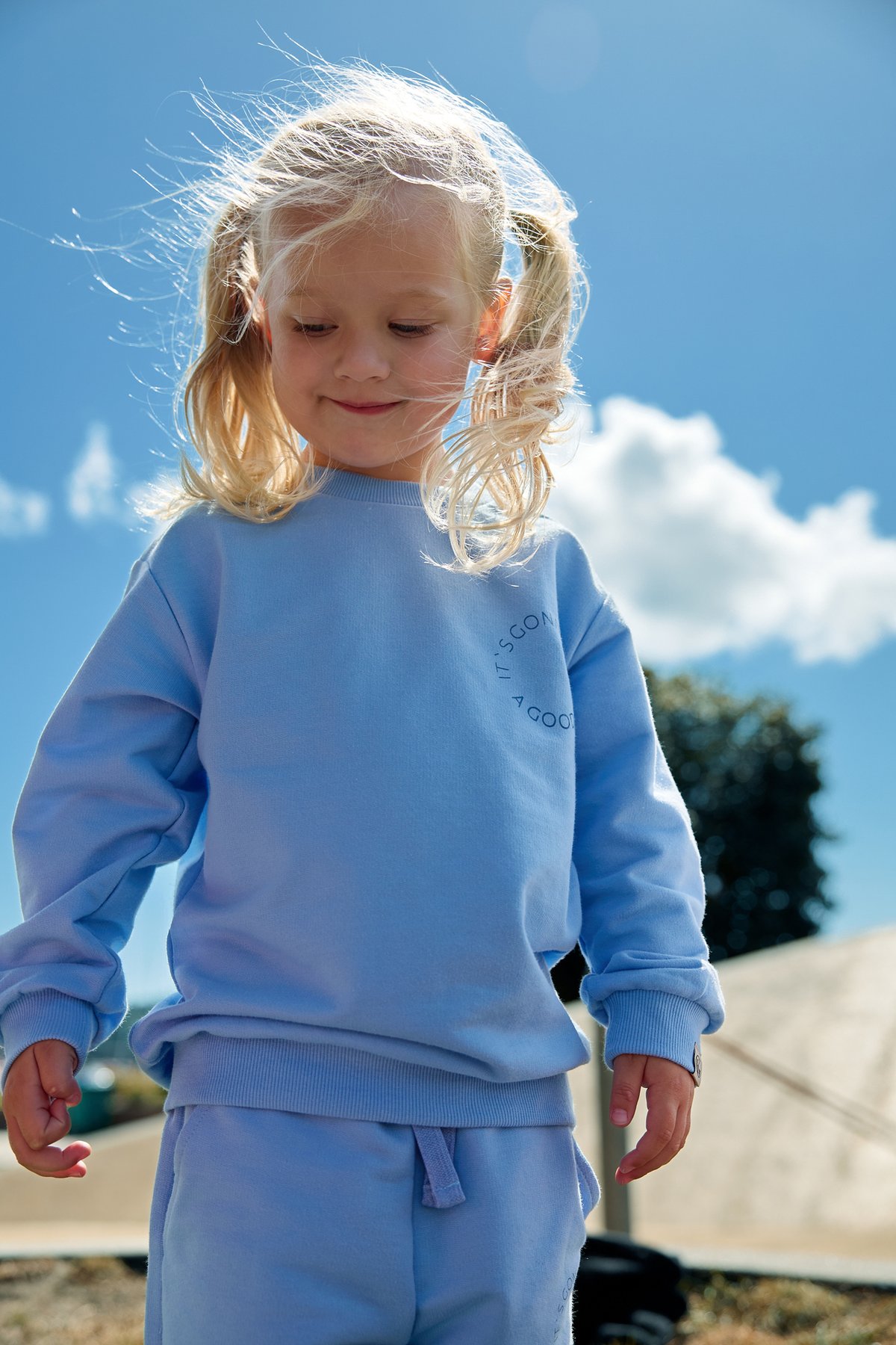 Gullkorn Leu Sett Himmelblå