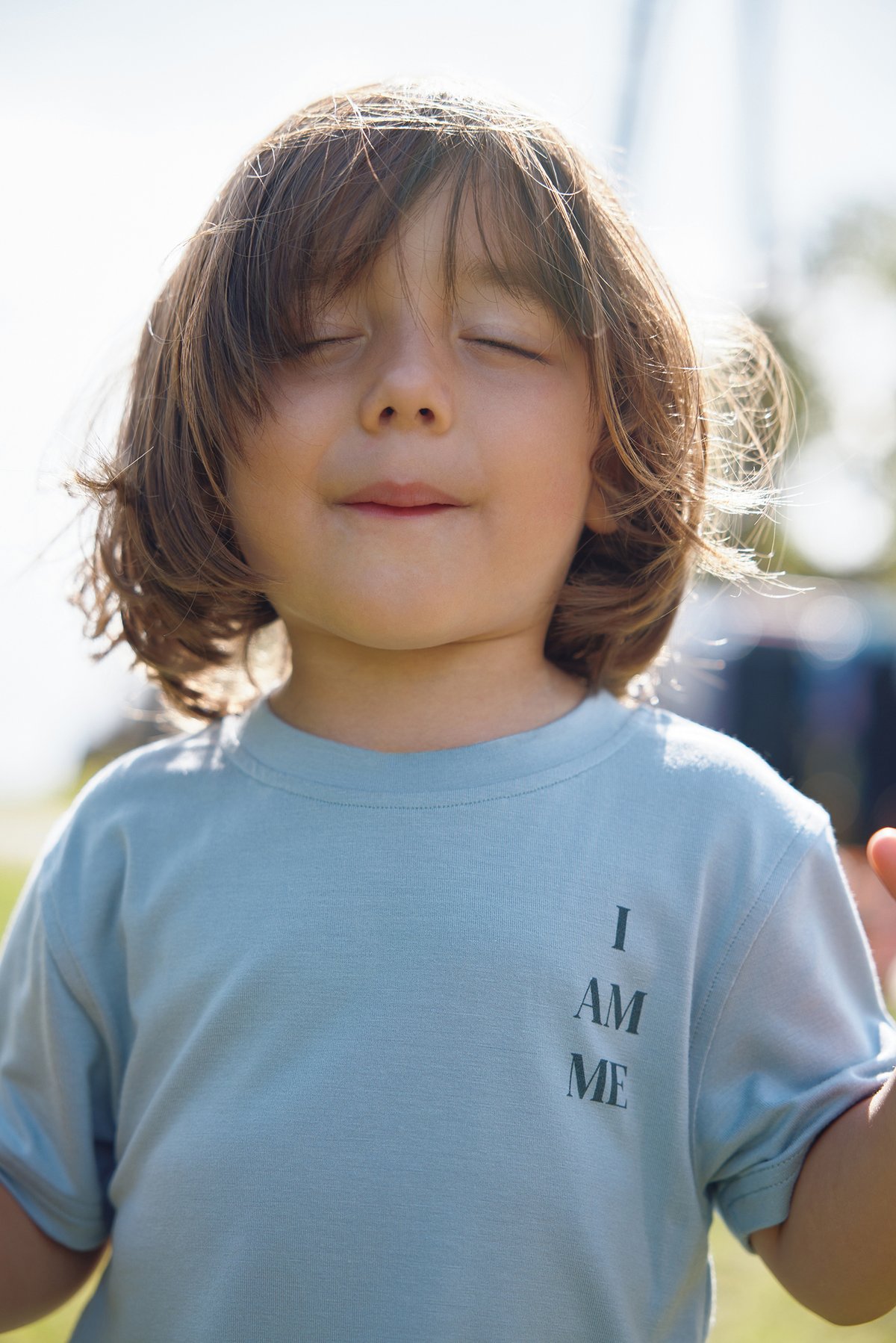 Gullkorn IAM T-Skjorte Lys Blå