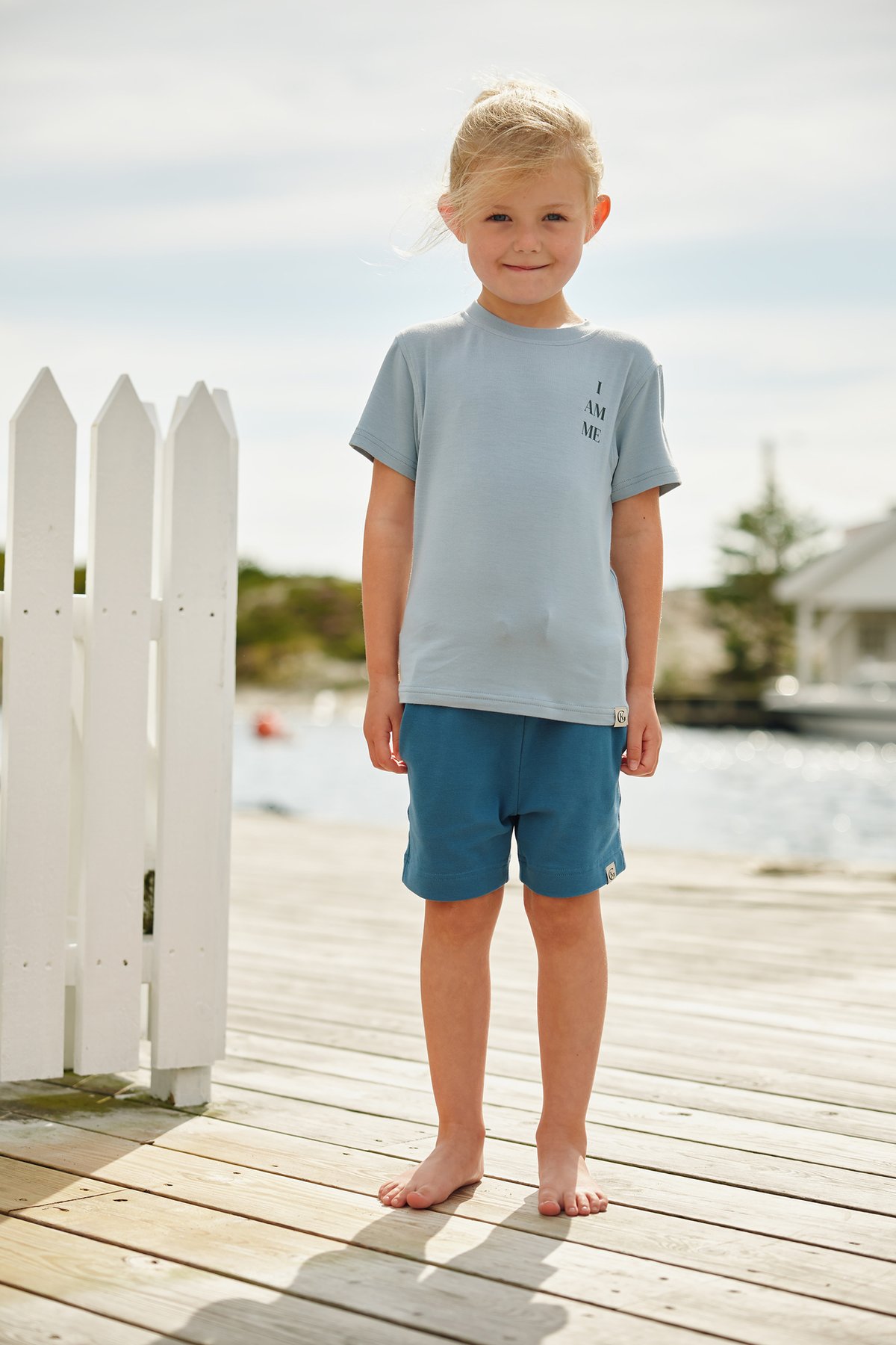 Gullkorn IAM T-Skjorte Lys Blå