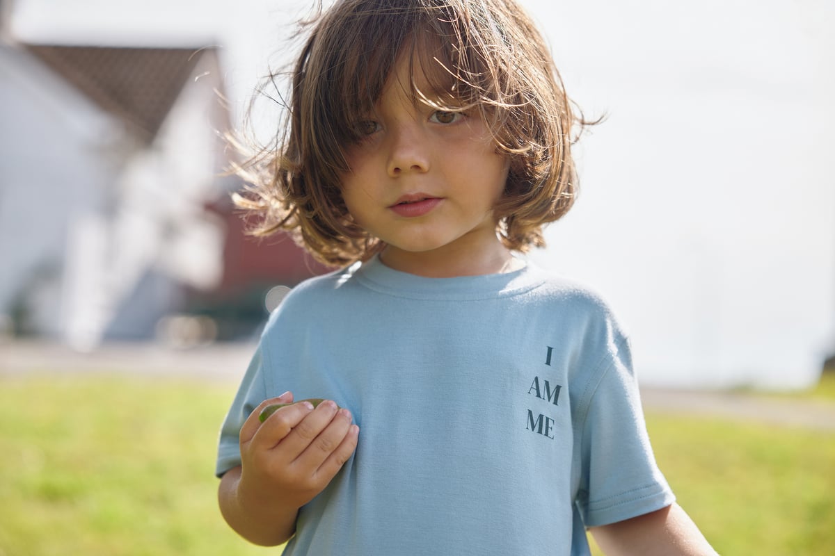 Gullkorn IAM T-Skjorte Lys Blå